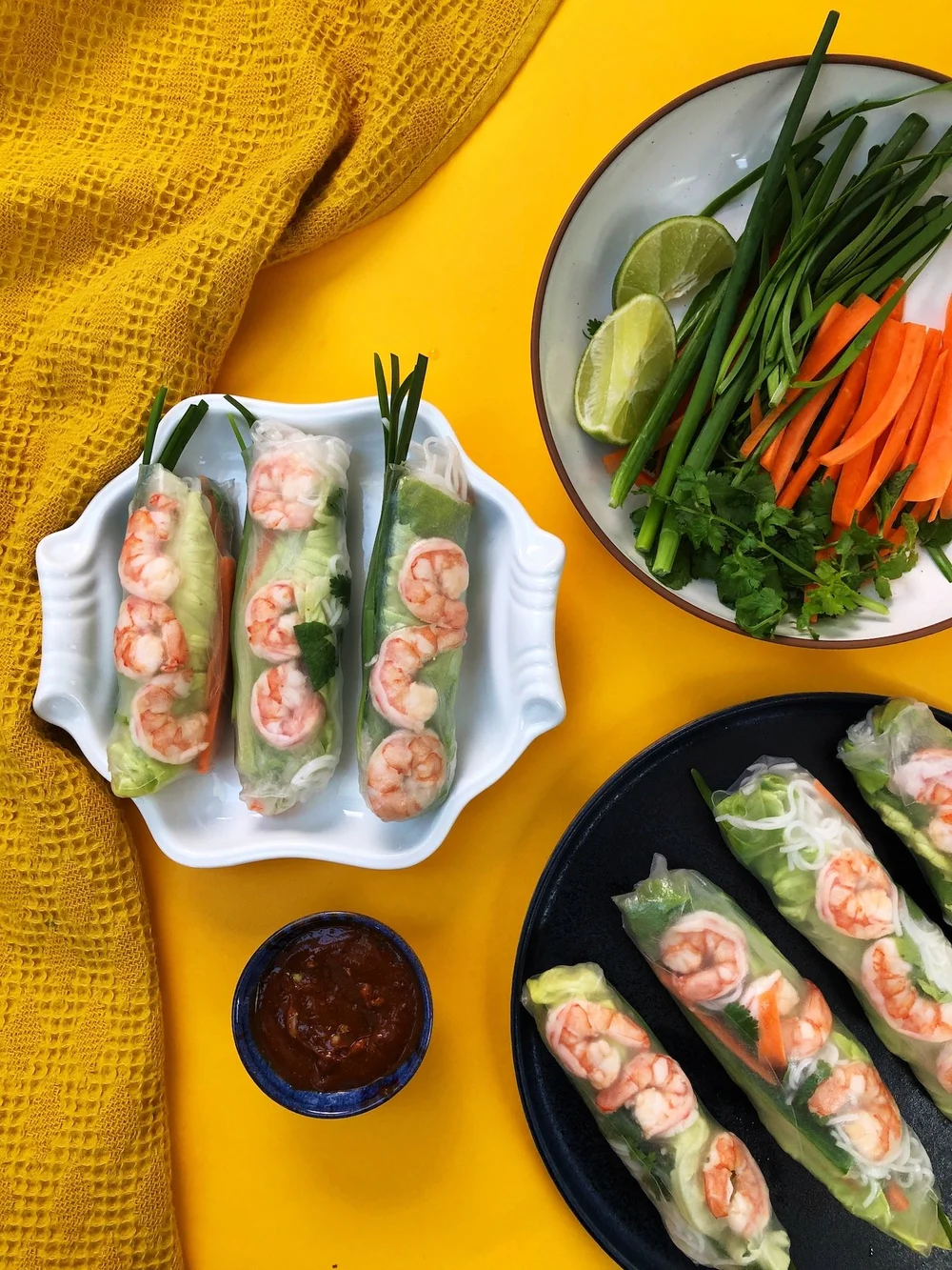 Goi Cuon How To Make Fresh Vietnamese Summer Rolls With Shrimp