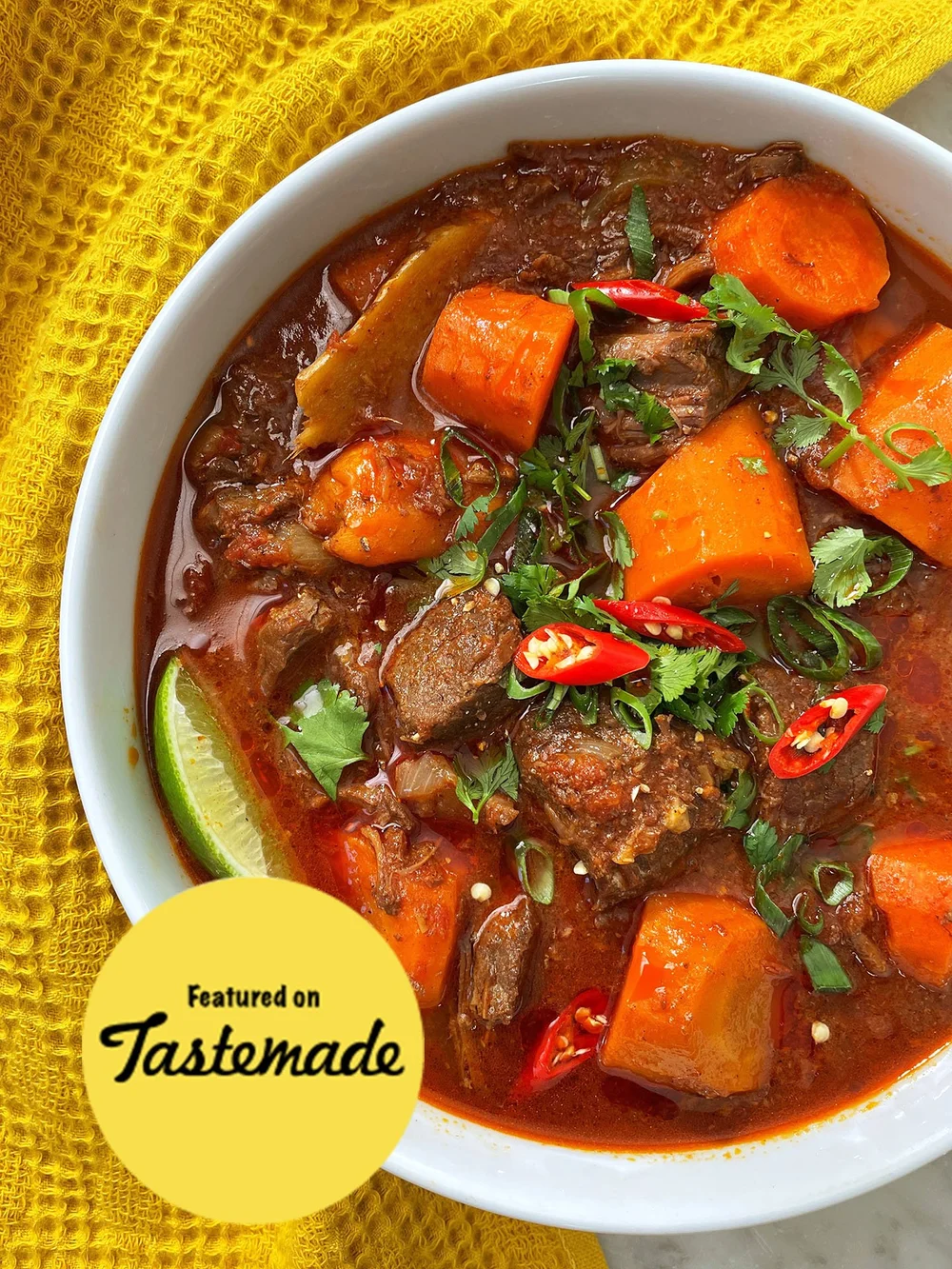 Featured on Tastemade Vietnamese Beef and Lemongrass Stew Vietnamese