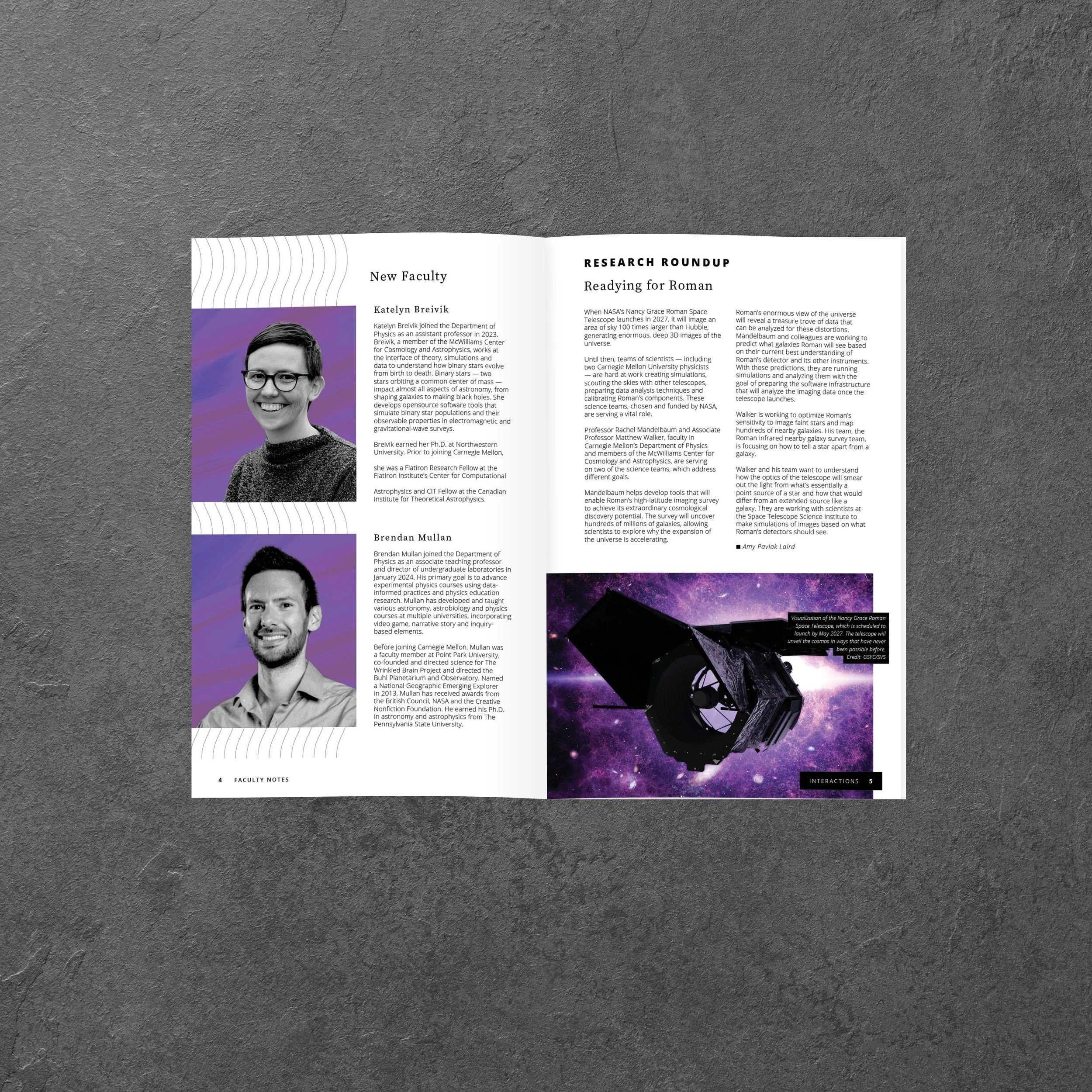 Editorial Design for Carnegie Mellon University