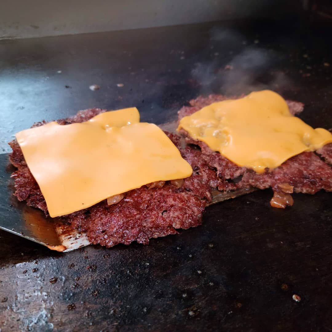 FUN FACT: Did you know that our Chelsea Burger original is considered a smash burger? If you've never heard of a smash burger, what it means is that we smash the patty down flat on the grill creating more surface area, cooking them all the same tempe