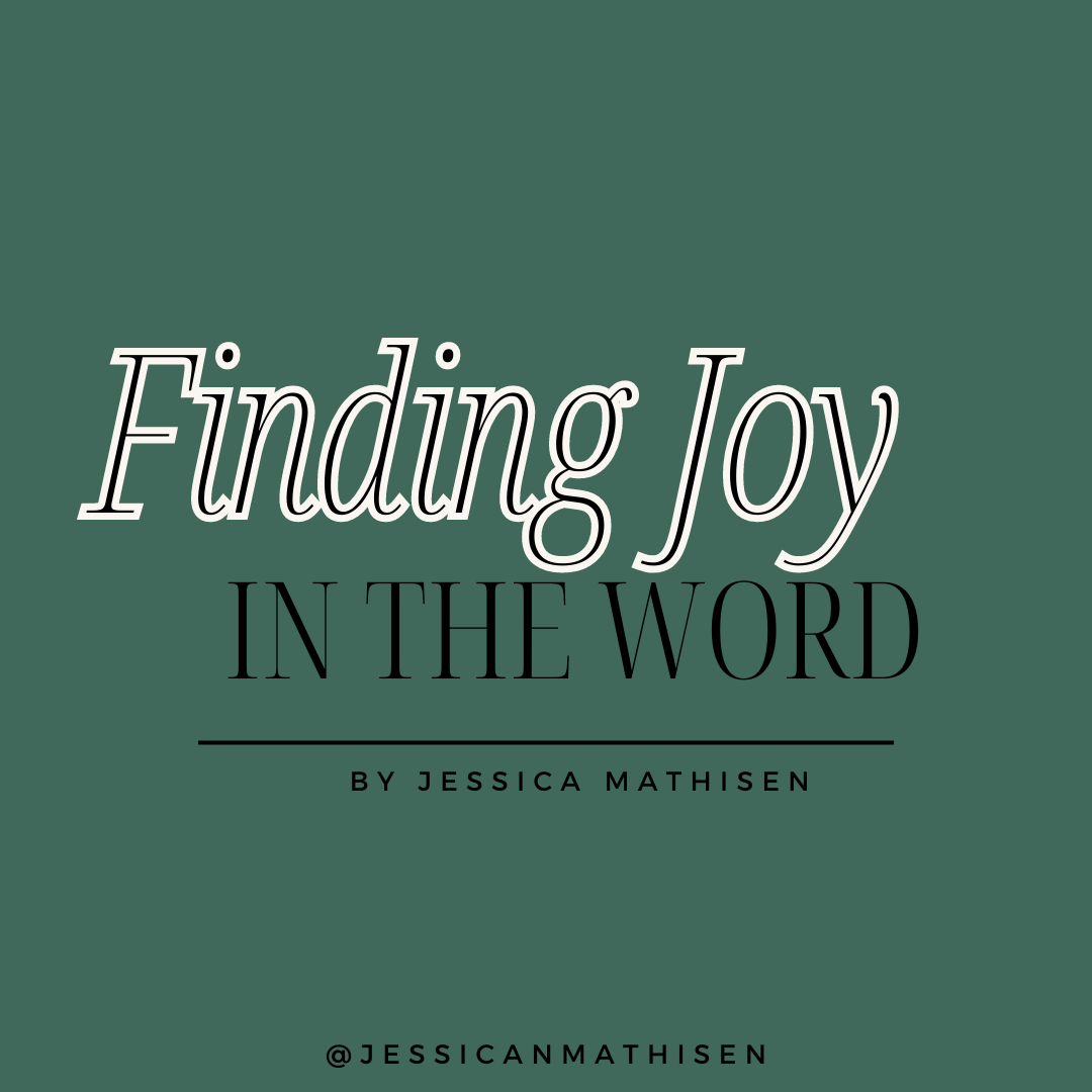Finding Joy in the Word