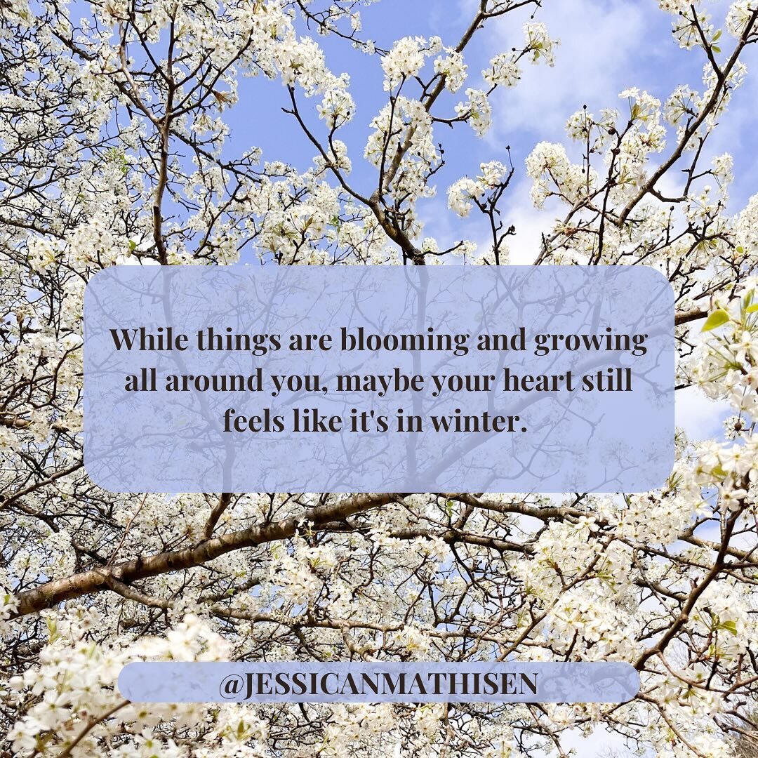 On this first day of spring, I carry with me the hope of what has yet to bloom&ndash;the weight of unmet expectations and unfulfilled longings. Maybe you do, too?

Spring brings with it the beauty of new possibilities. Creation will begin to wake up 