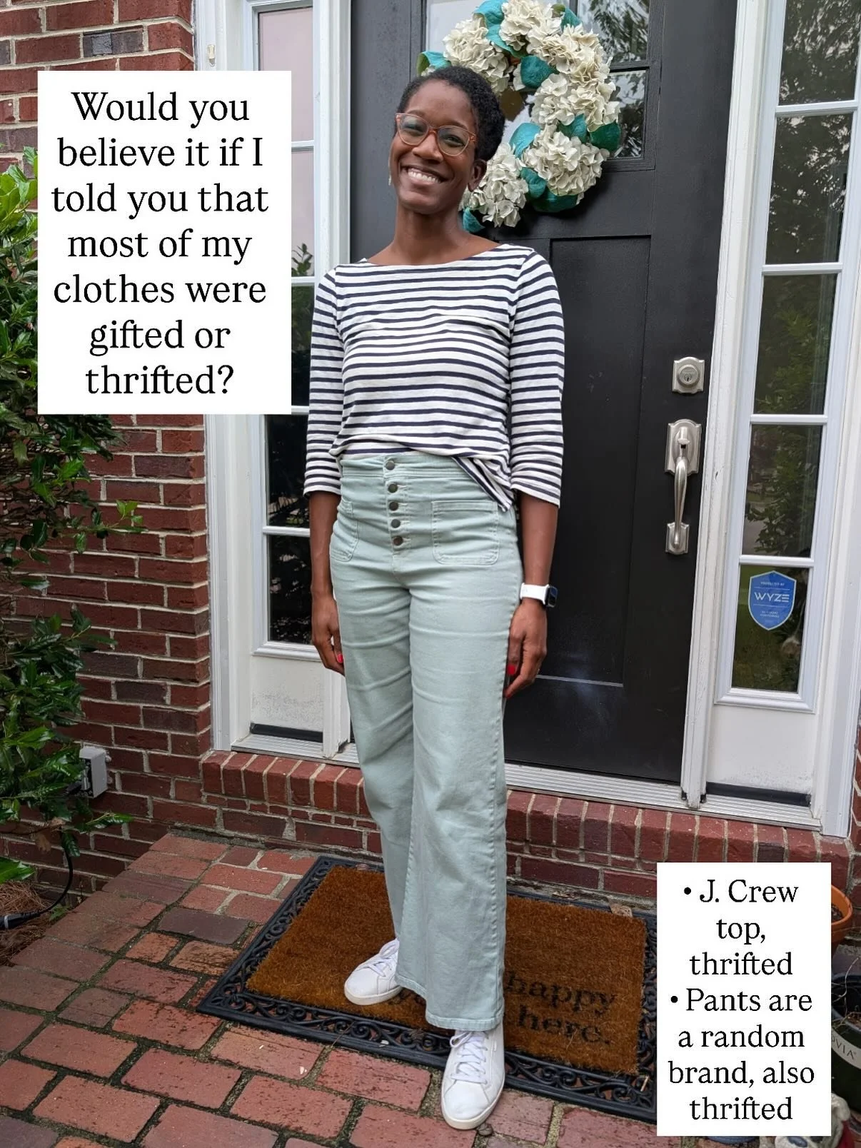 Most of my outfits didn&rsquo;t cost me more than $30, if that. I love clothes. Always have, always will. Last year, I did a shopping fast and didn&rsquo;t buy new clothes, except for with birthday money/gift cards. 

This year, my goal is to focus o