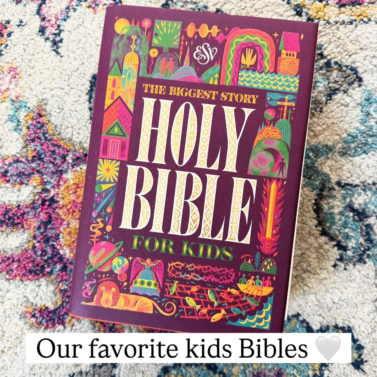 Do you have a goal of reading the Bible with your kids this year? These are a few of our favorites. 

We are by no means perfect with this rhythm, but we love to read at dinner time and also as a part of our homeschool day. Small steps make a big dif