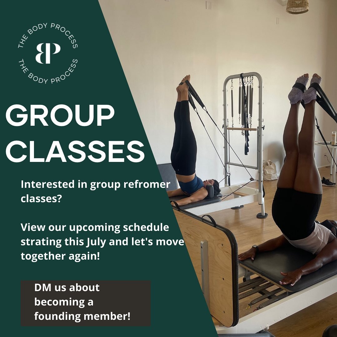 Starting next week! 

We have our group classes starting next week on BRAND NEW reformers and to celebrate, we&rsquo;re offering a unlimited founders&rsquo; membership! 

Lock in unlimited classes for $225/month (orig. $250) and save for the life of 