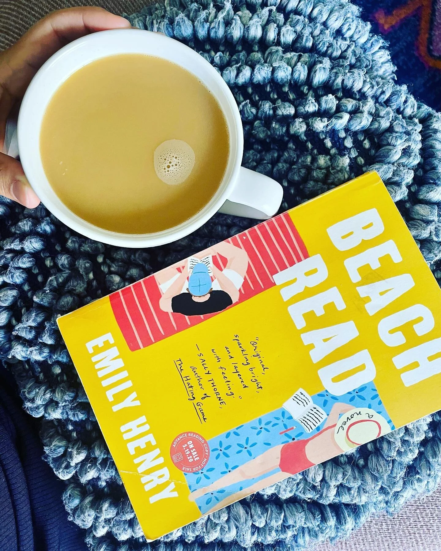 Anyone else find comfort in old favorites when the rest of life is messy?? 
✨
If you need me today, I&rsquo;ll be at the beach with January and Gus &hearts;️⛱
✨
What&rsquo;s your favorite book to re-read? And how often? This may or may not be the fou