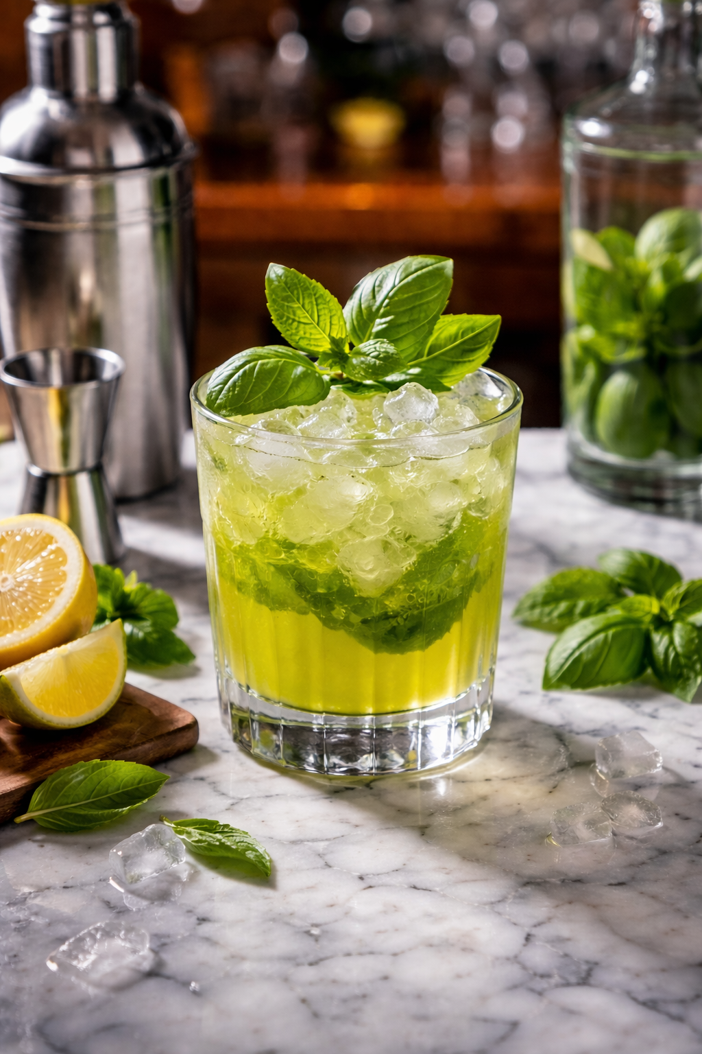 GIN BASIL SMASH