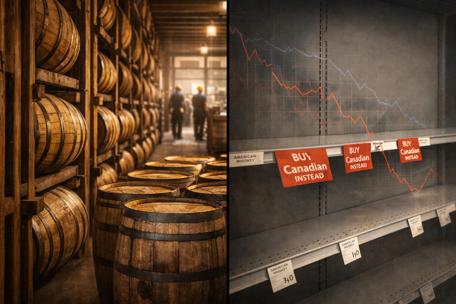 The Tariff War Destroying American Whiskey: How Trade Disputes Cost Kentucky Bourbon $1.3 Billion in Exports