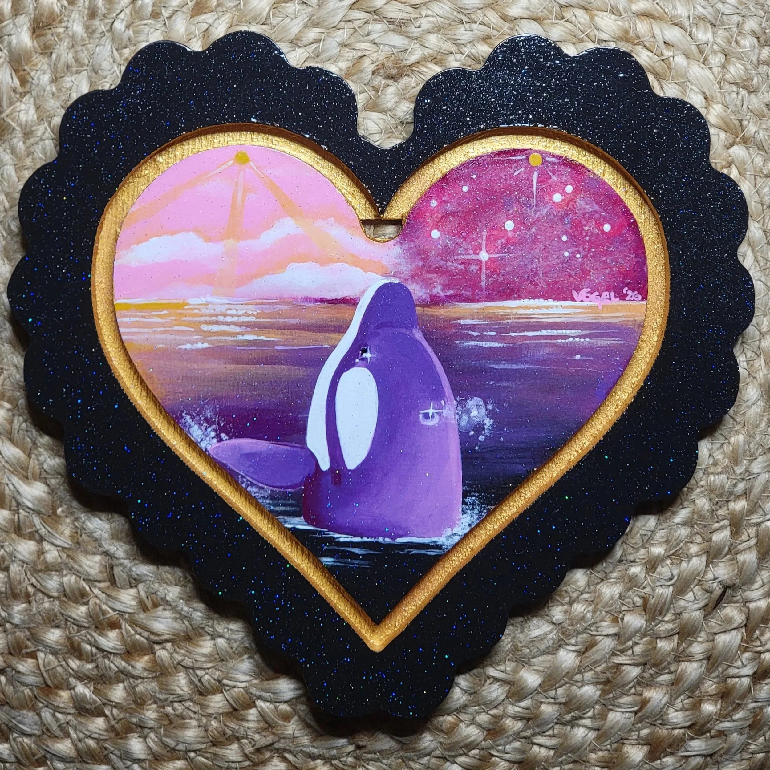 Orca Heart Splash