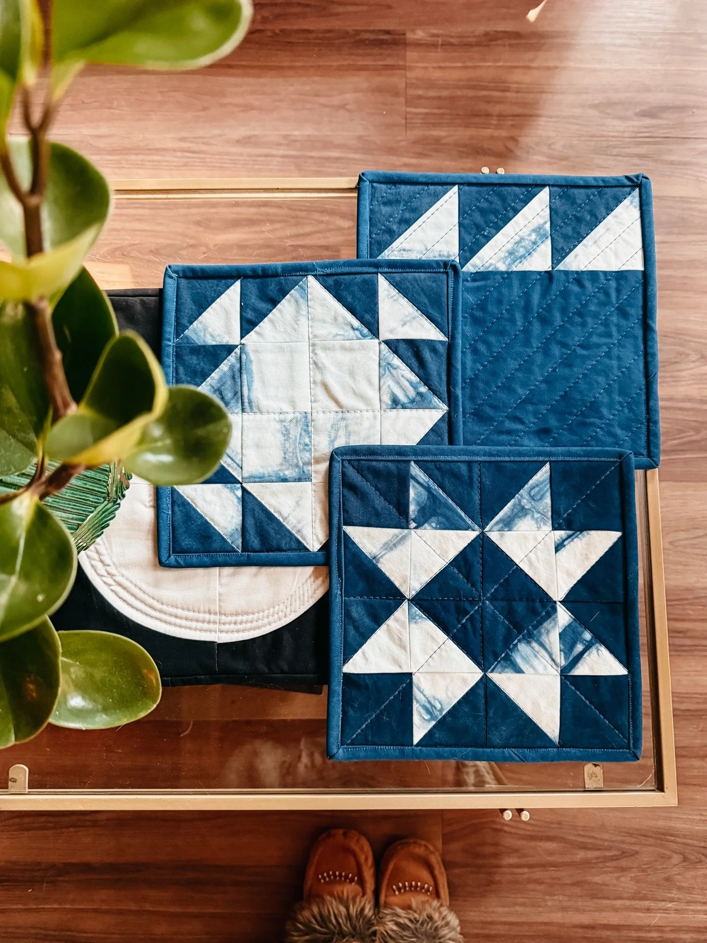 When someone tells me they want to learn how to quilt, I almost always suggest starting with potholders.

Not a full quilt. Not something overwhelming. Just a simple, satisfying little project.

Here&rsquo;s why&mdash;
Potholders let you learn all th