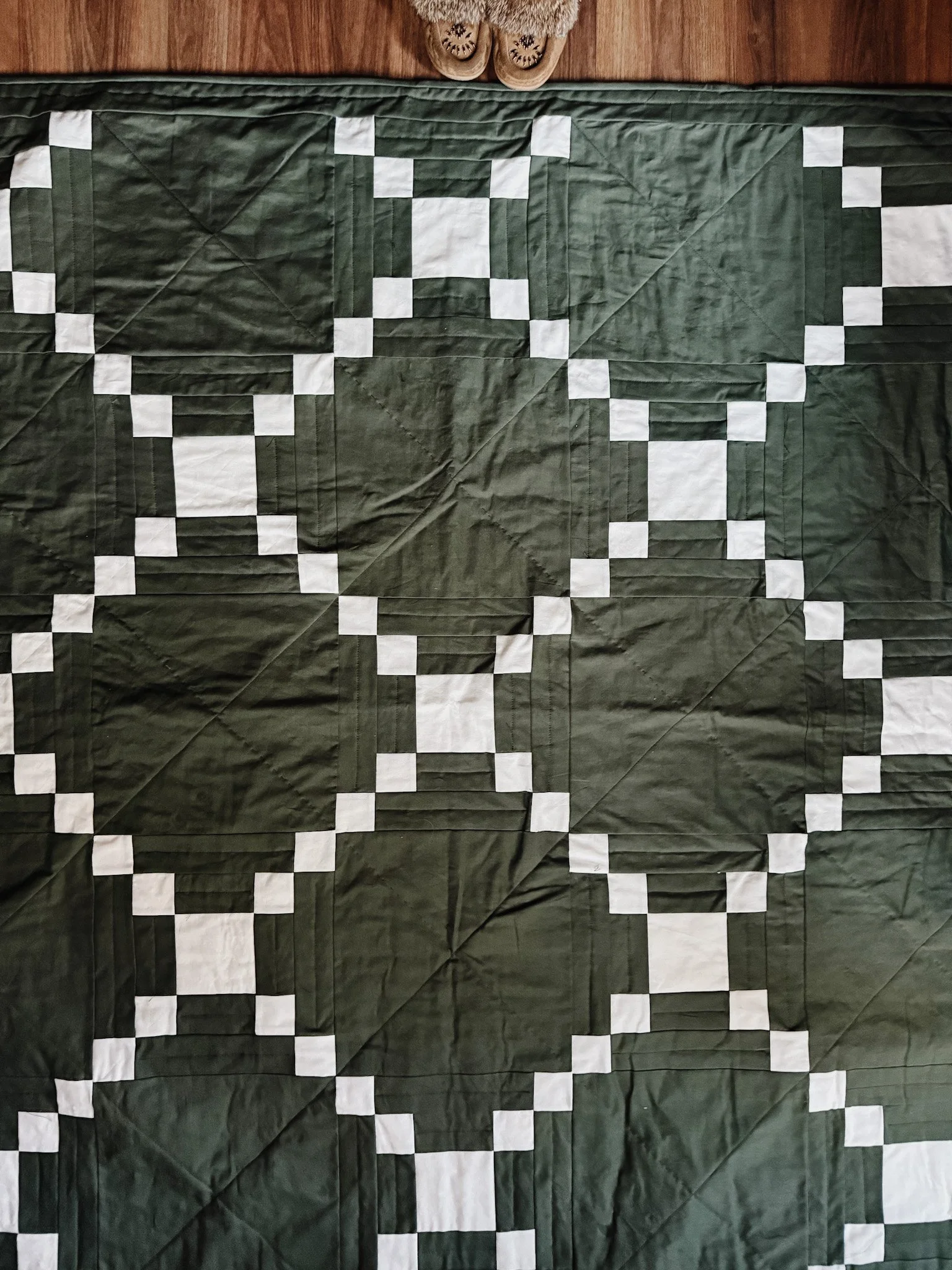 Dale's Irish Chain Throw Quilt Pattern