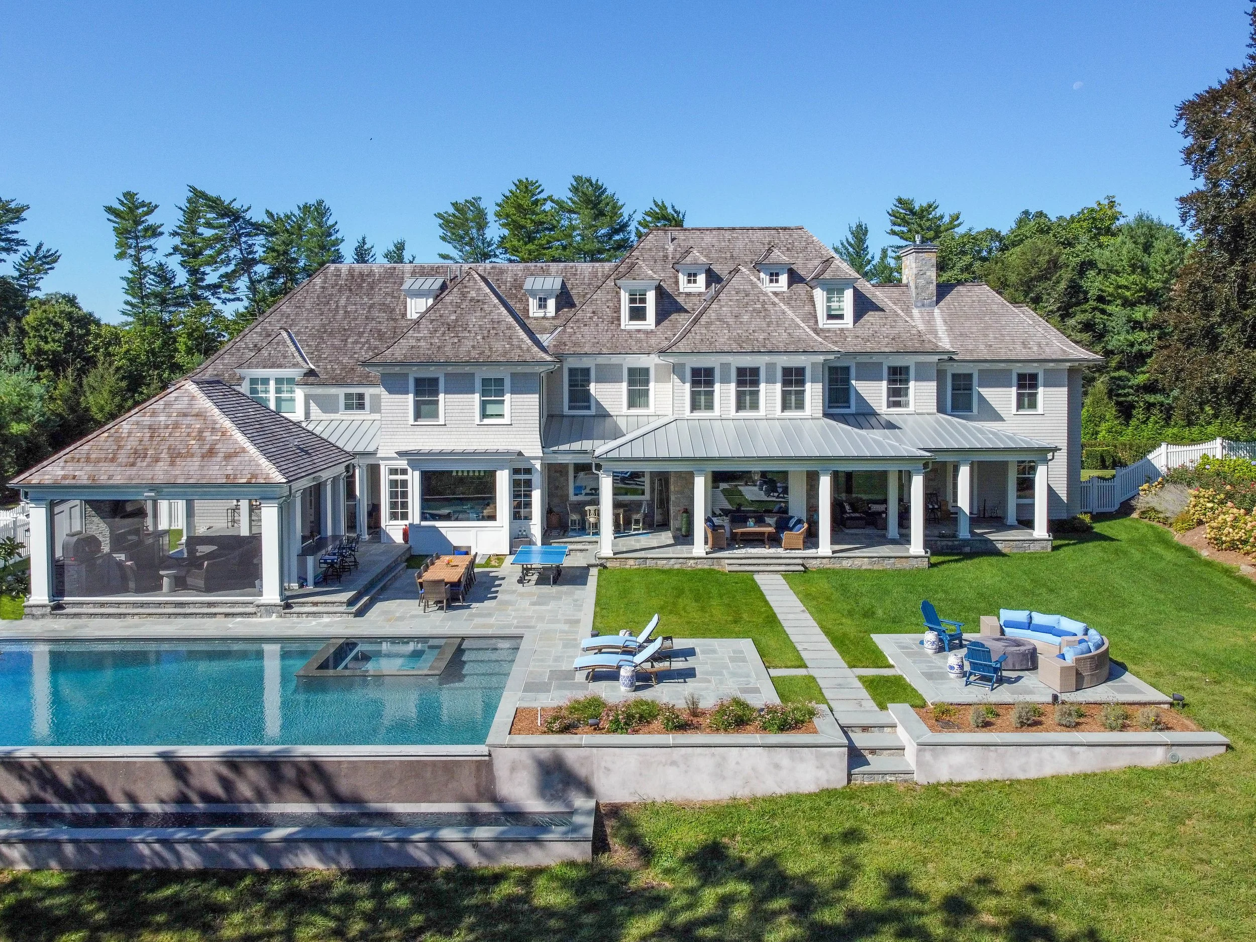 Greenwich CT drone photograph