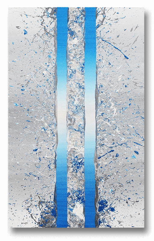 INTERMEZZO: WINTER INTO SPRING  
Benini 2015 
48" x 77.5" 
Acrylics on Canvas