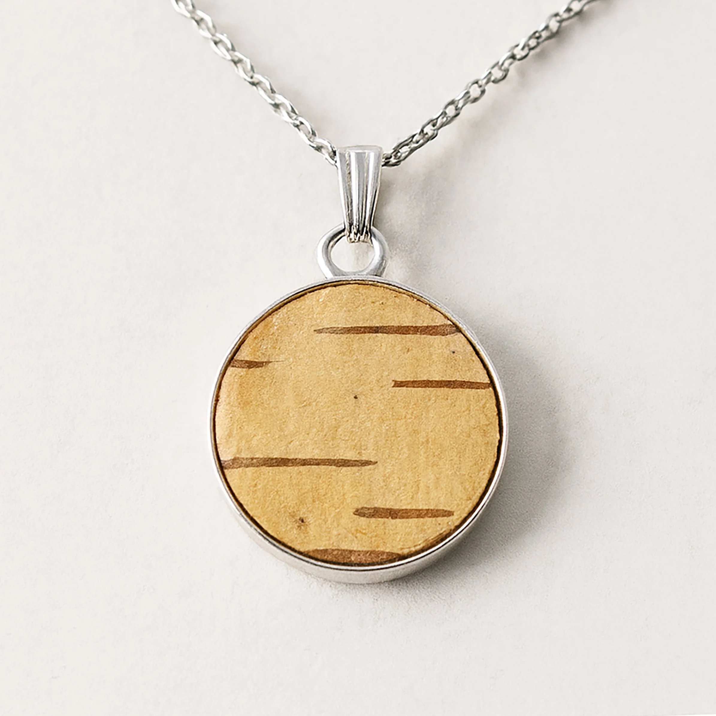 Birch Bark Necklace
