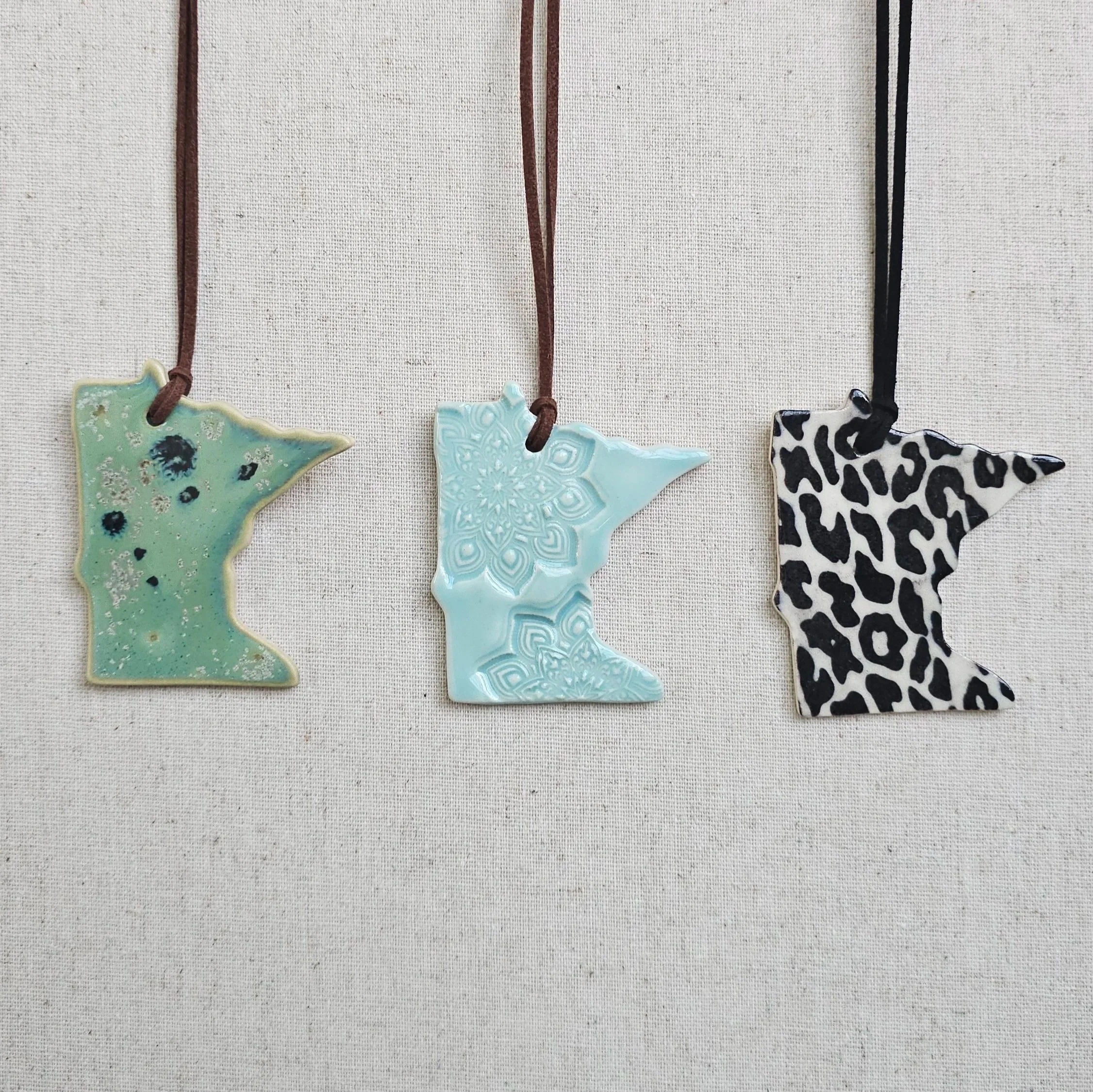 Minnesota Ceramic Ornaments