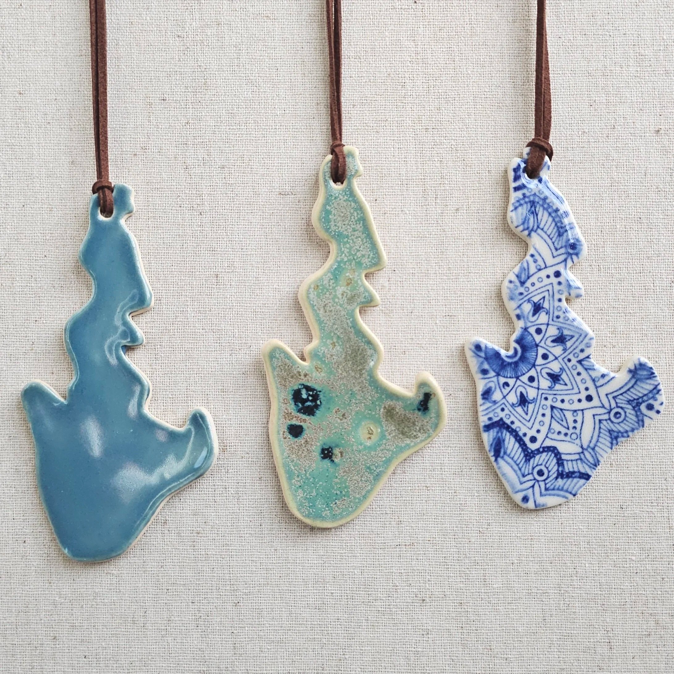 Bald Eagle Lake Ceramic Ornaments