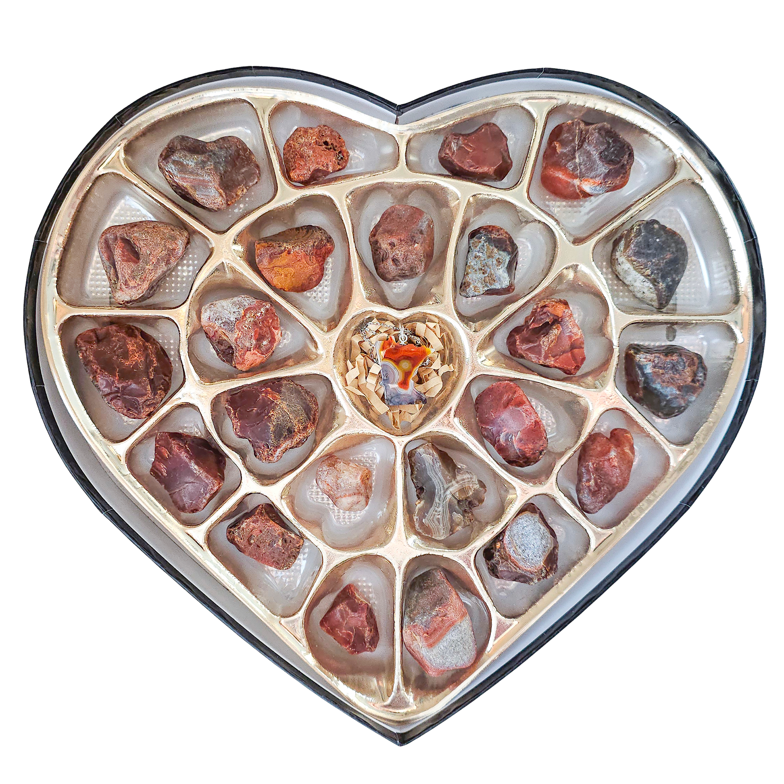 Lake Superior Agate Box - Heart of the North