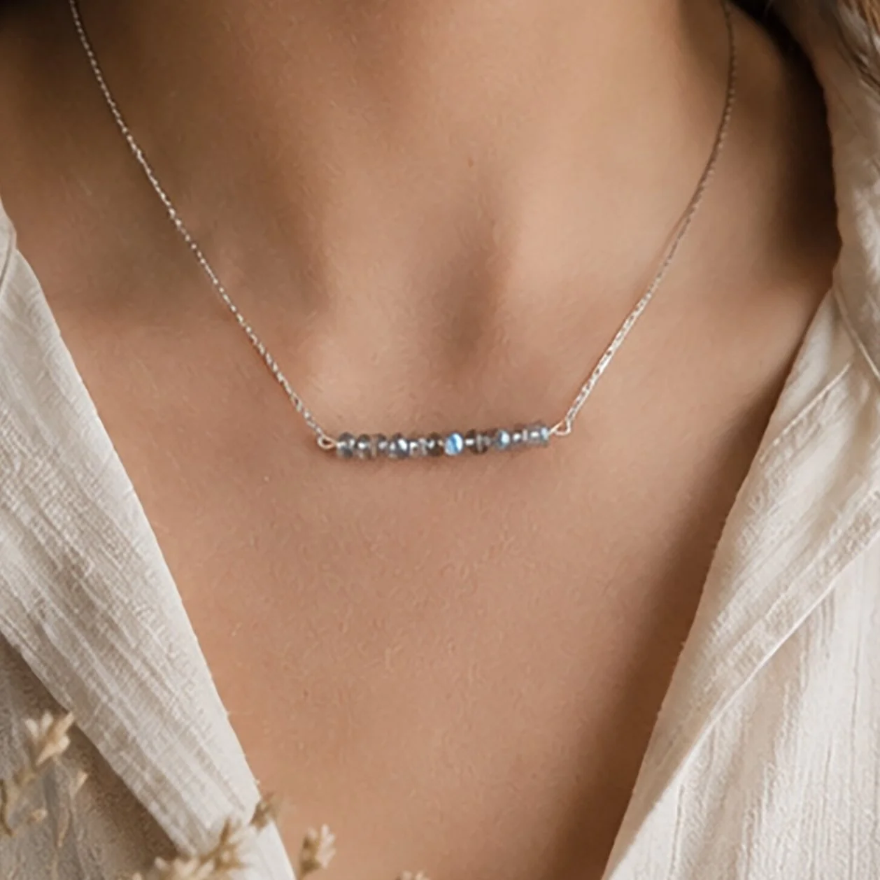 Labradorite Bead Necklace - Opal + Birch 3.jpg