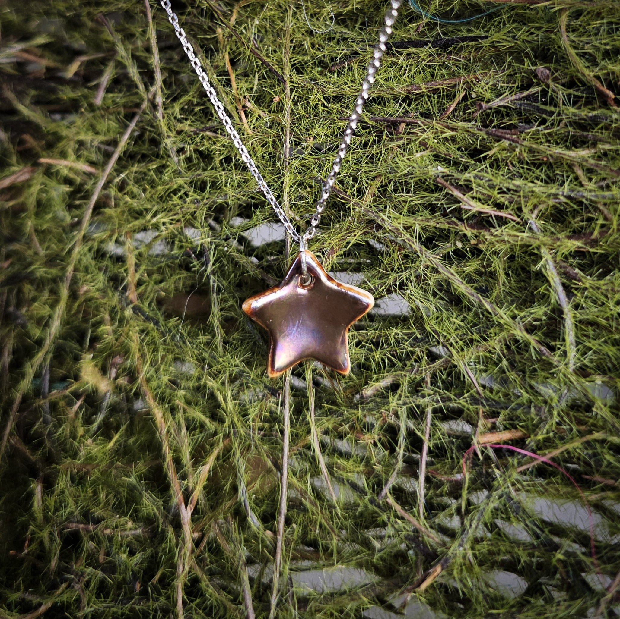 Midnight Ember Star Necklace