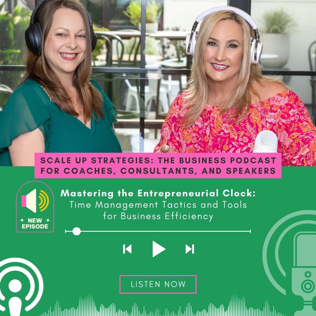 Struggling to keep up with the relentless pace of your business ventures? 😱

Join Laura Bashore and I🙋&zwj;♀️, as we crack the code to impeccable time management, vital for any entrepreneur juggling a myriad of tasks.

Get ready to discover our exp