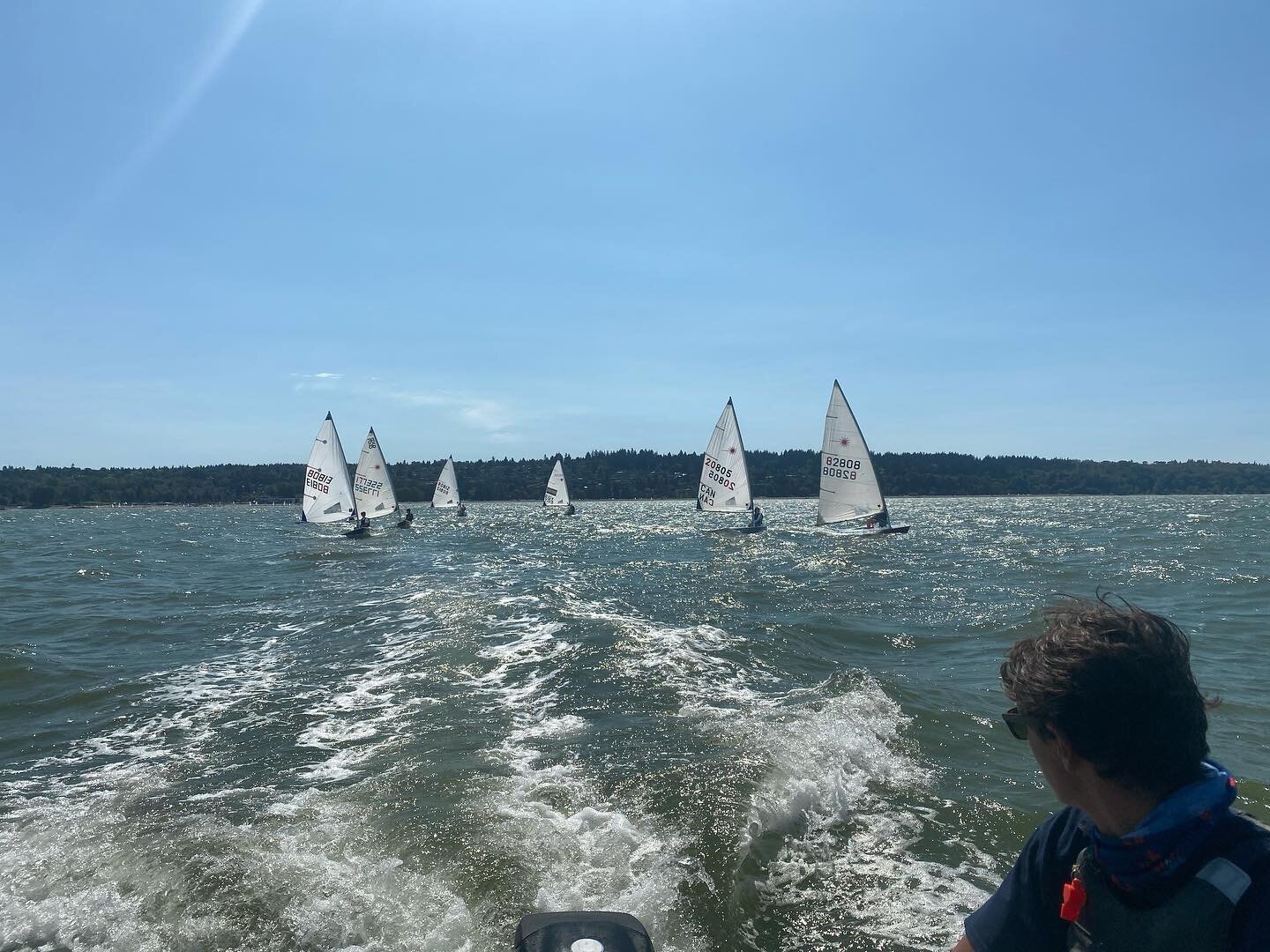 The Race class took a trip across the bay today ☀️⛵️ #summer2020 #hollyburnsailingclub