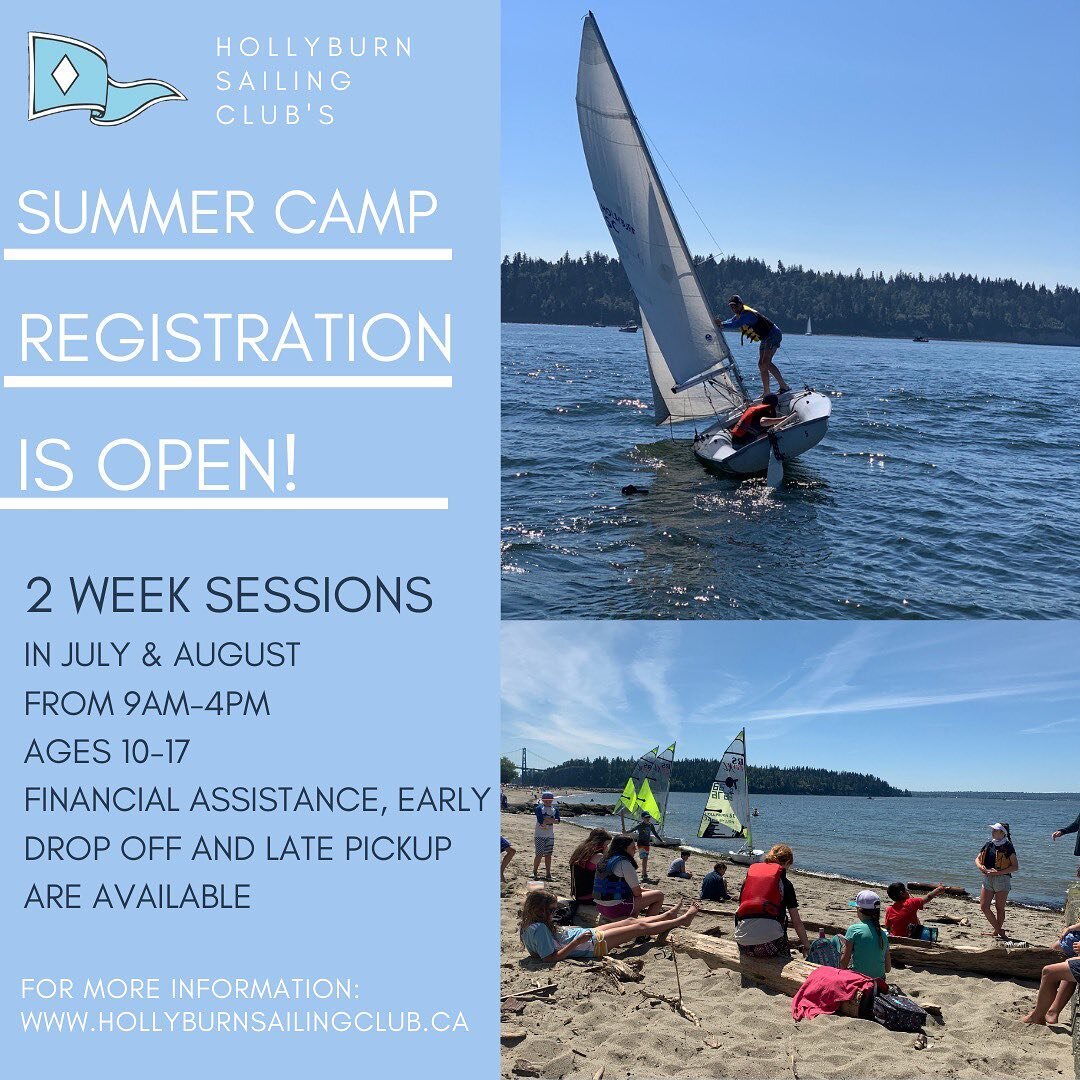 Summer registration is officially open, our website link is in bio for registration and further details! If there are Covid-19 related issues leading to cancellation, whether on our end or yours, we will issue refunds. We look forward to sailing with