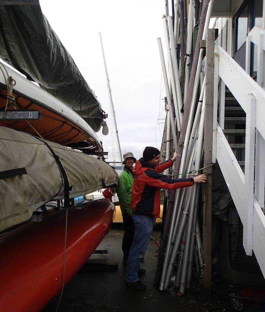 Mast Rack Clean-up.