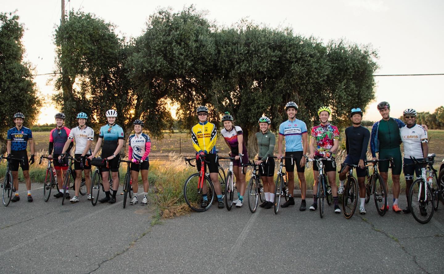 A group of the UC Davis triathletes completed our team&rsquo;s annual Chocolate Milk Century ride yesterday with the aid of our wonderful coach @ucdavistricoach !💪💪 🚴&zwj;♀️🚴