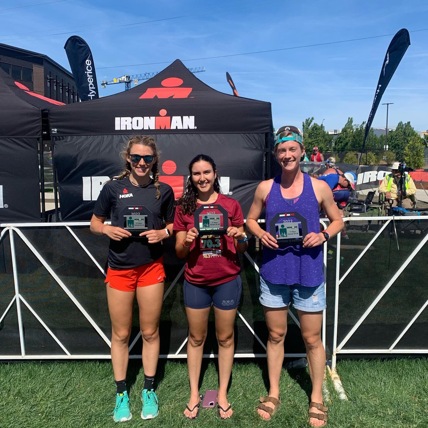 A huge shoutout to our amazing athletes and alumni who competed in the Oregon 70.3 Ironman race this past weekend.

Paige finished 1st AG, 4th overall AG female and 14th overall female including pros. Isabella finished 4th AG and 25th overall AG fema