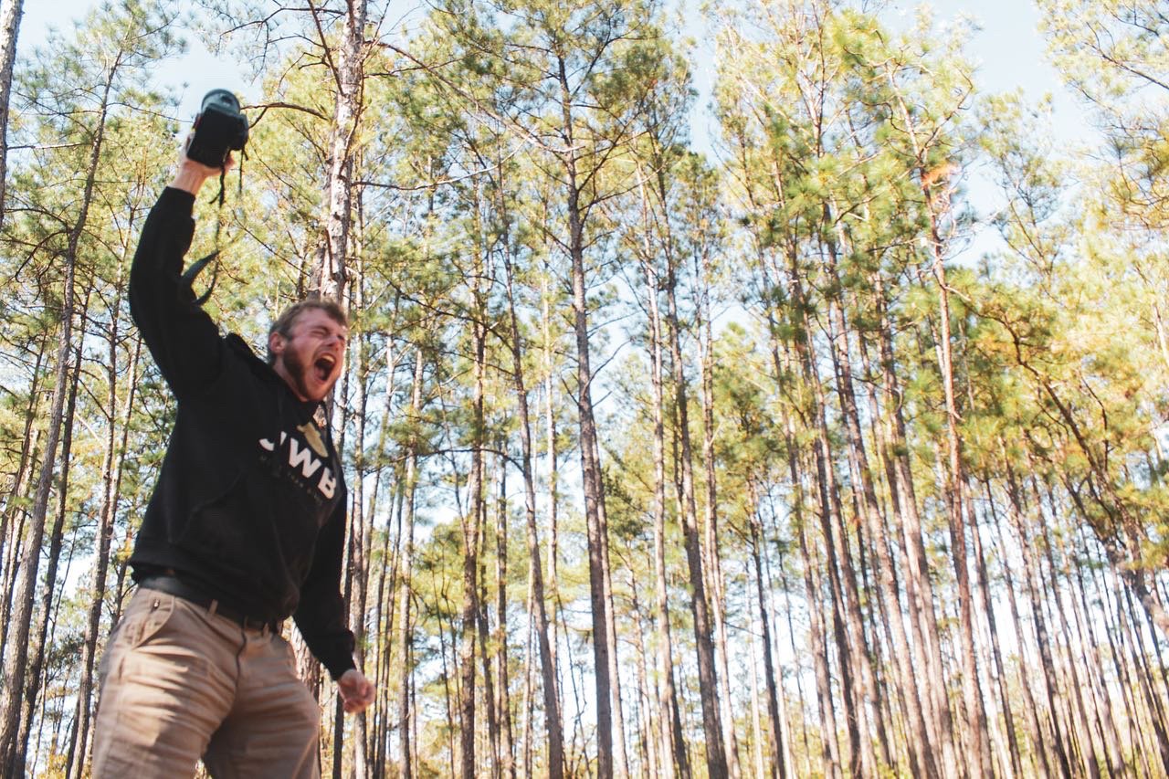 My reaction to photographing my first threatened species:
Francis Marion National Forest, SC