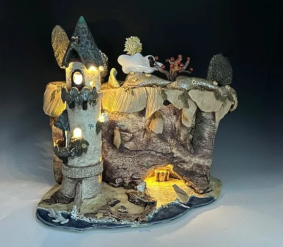 Commissioned Sculpture of Pirates Cove, Laguna Beach, California