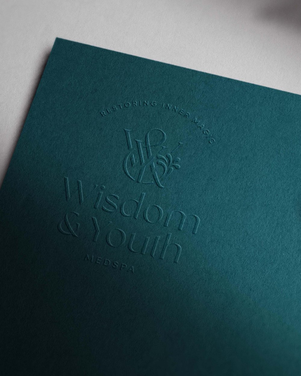 Wisdom &amp; Youth logo by Creme, 1-color version
