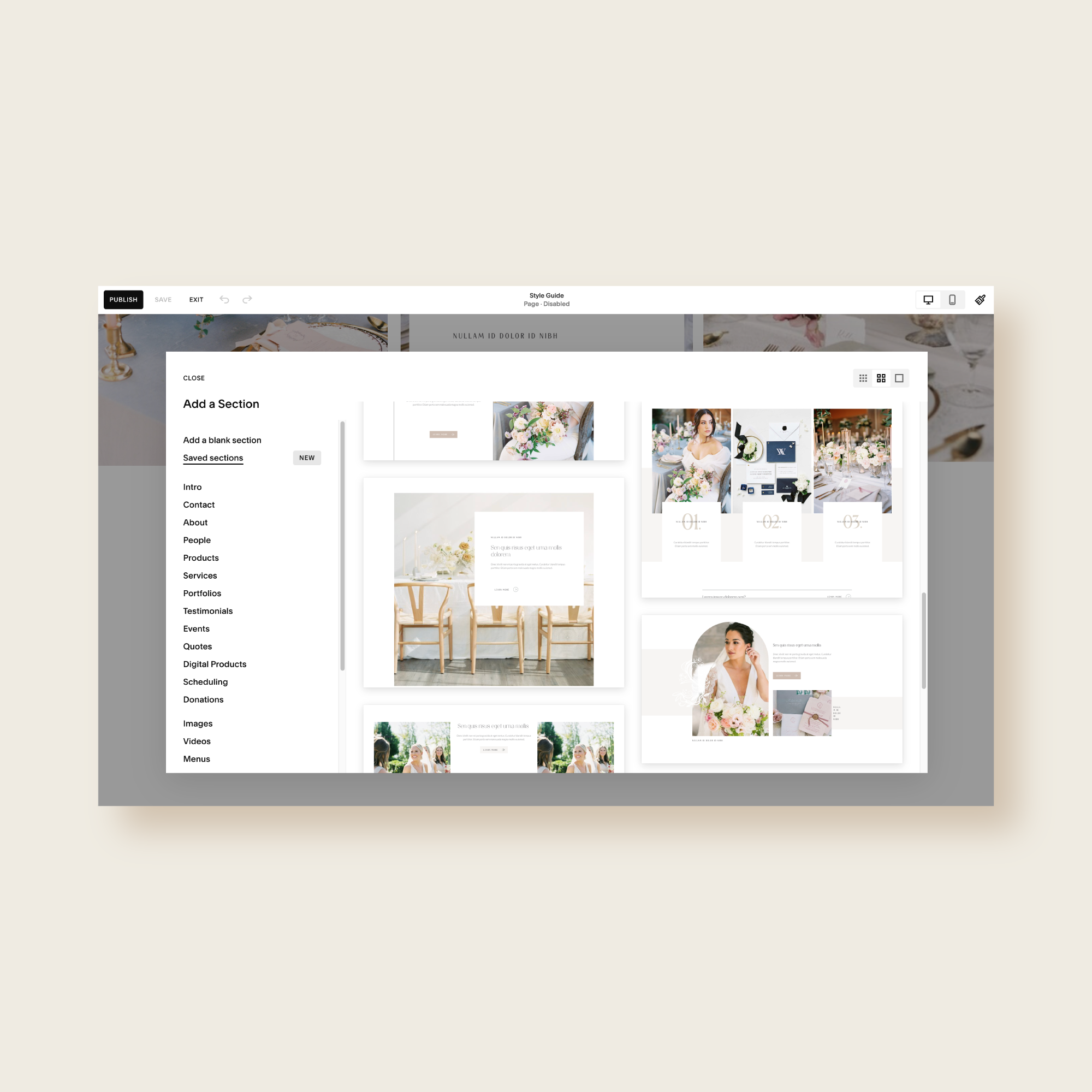 Swoon Floral Design’s website backend