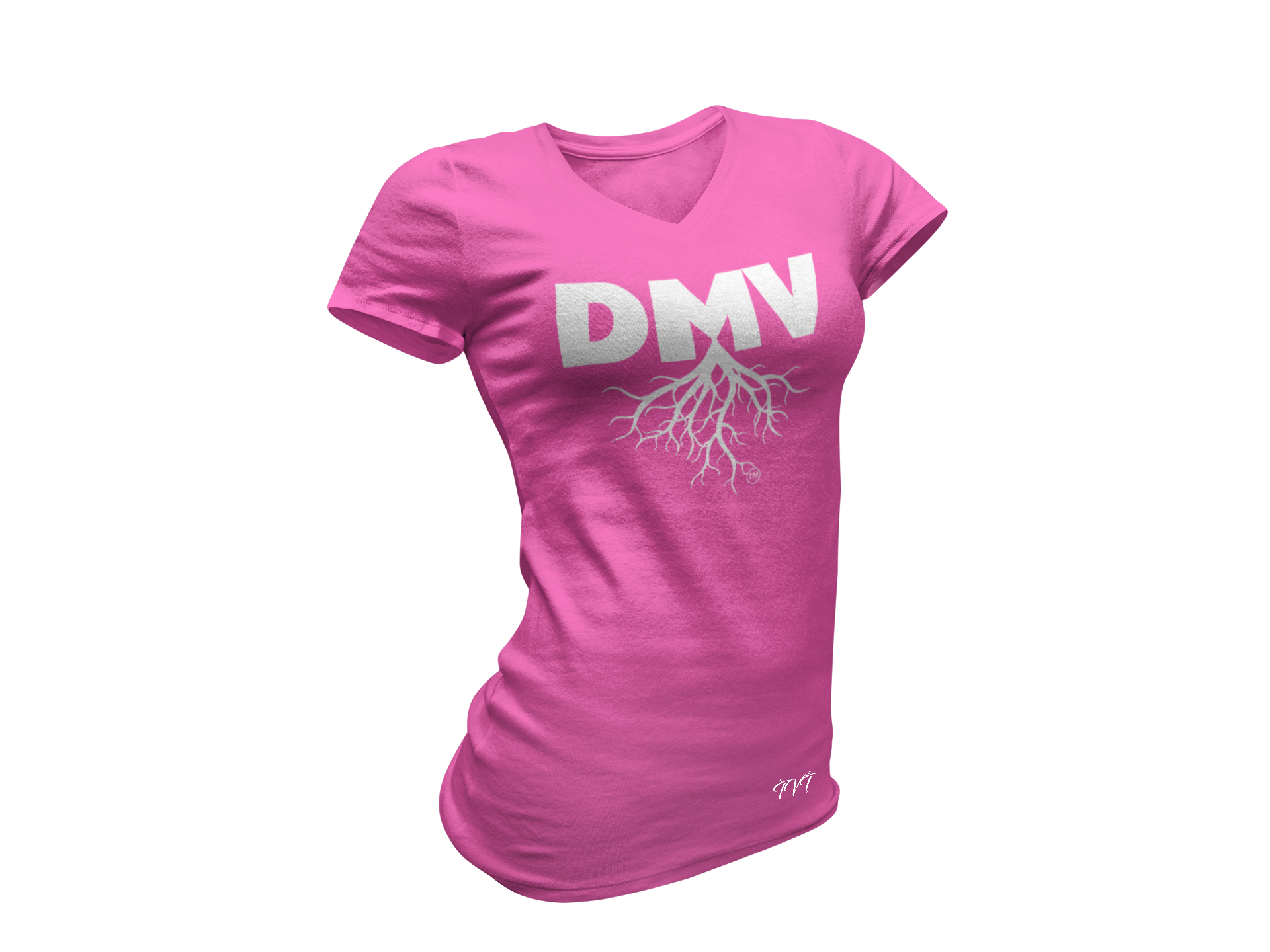 Women’s DMV V-Neck Shirt — THE VILLAGE TEE