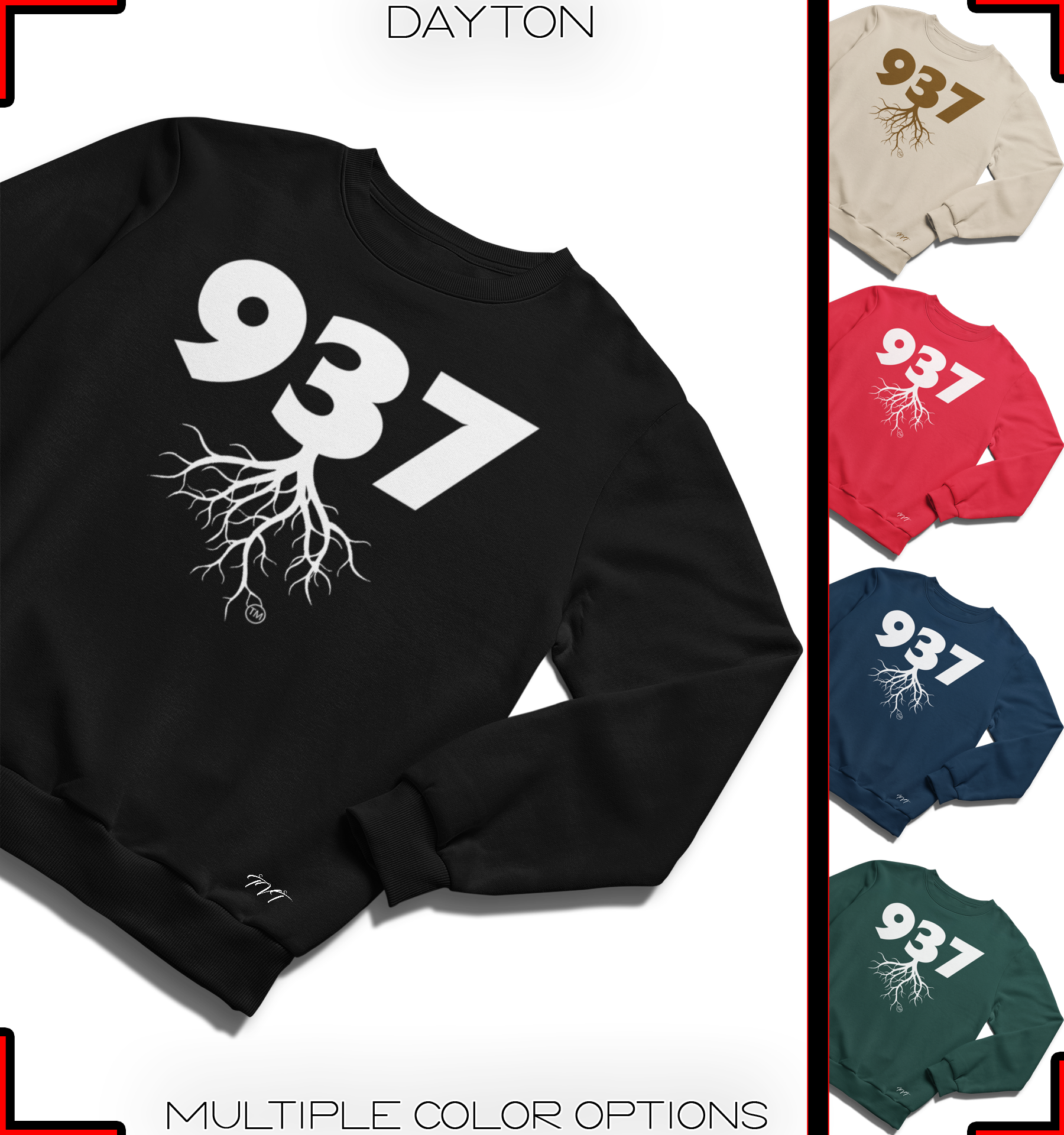 SWEATSHIRT MOCKUP OF A AREA CODE 937 WITH A FOLDED SLEEVE ON A TRANSPARENT SURFACE BACKDROP.png
