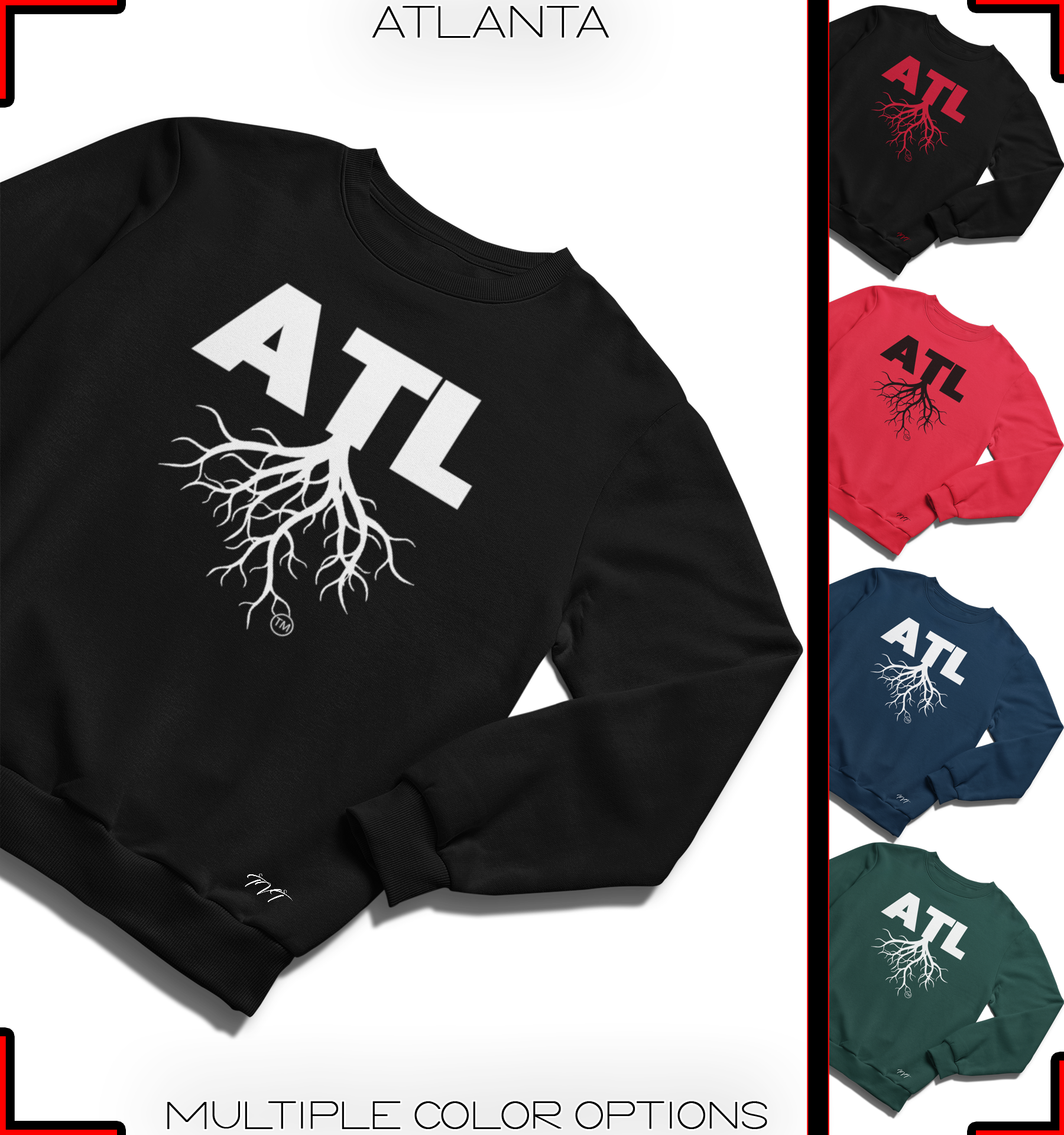 SWEATSHIRT MOCKUP OF A CUSTOMIZE ATL WITH A FOLDED SLEEVE ON A TRANSPARENT SURFACE BACKDROP.png