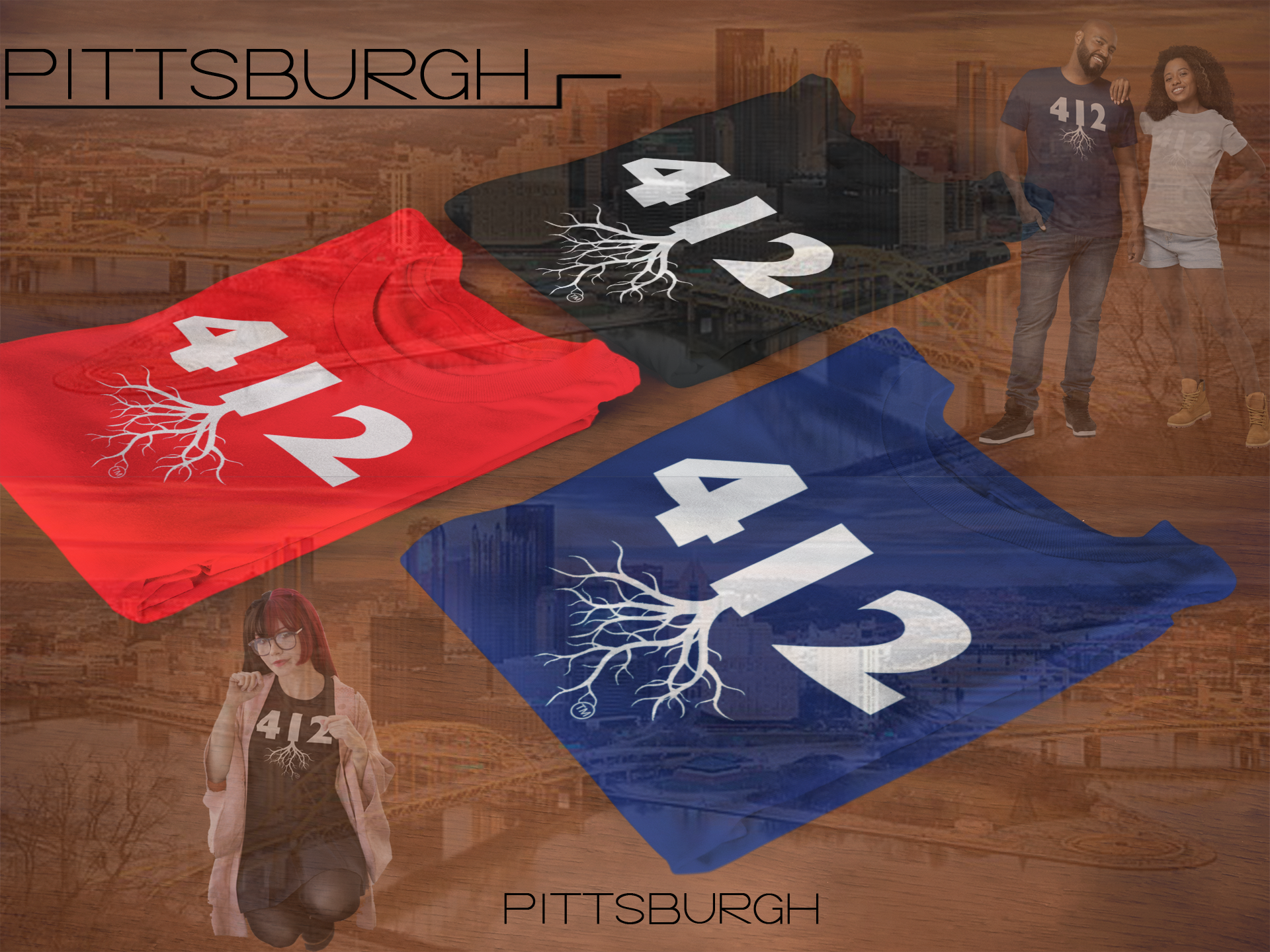 Pittsburgh 412 Area Code — THE VILLAGE TEE