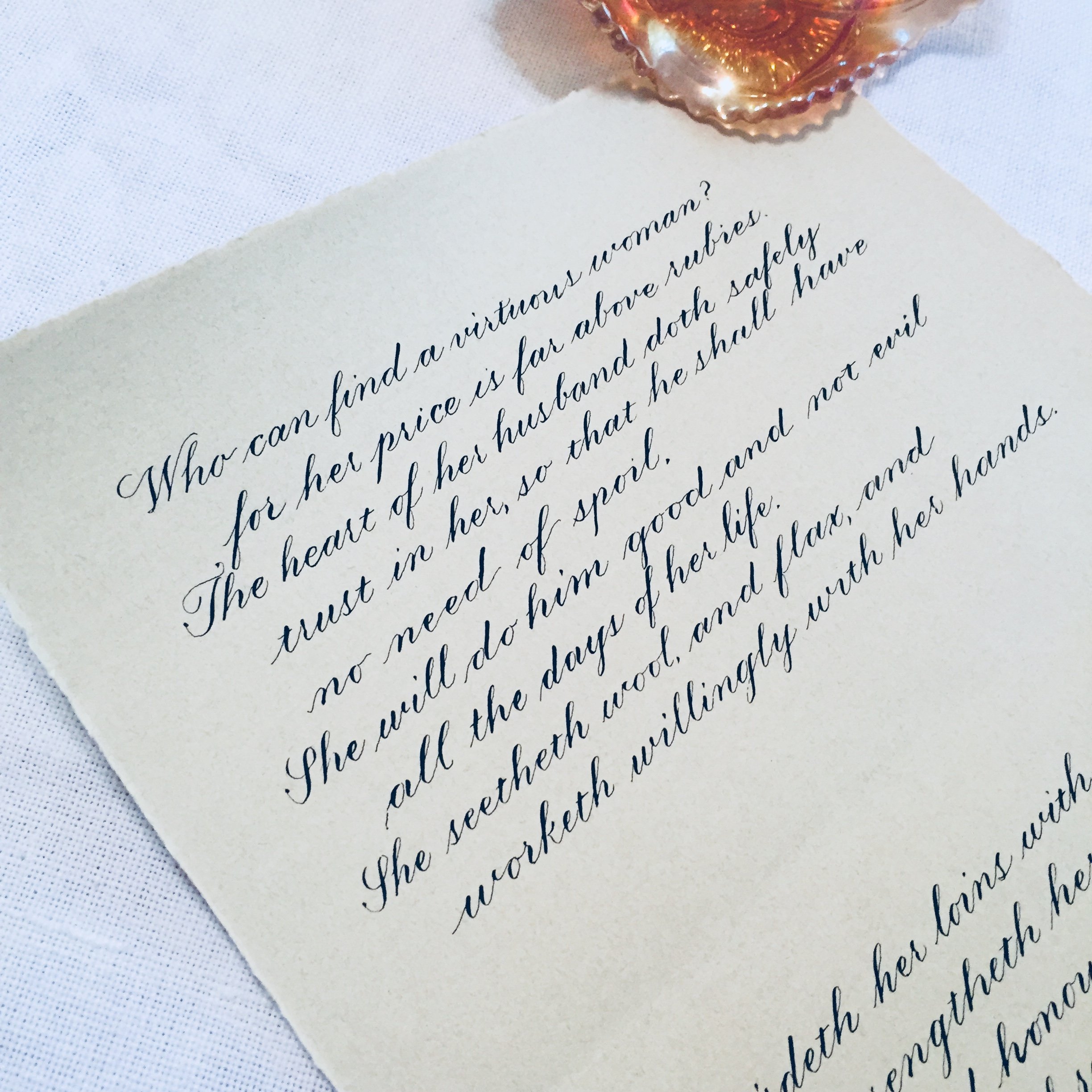 Custom art for gift. Long scroll design presented to recipient. 