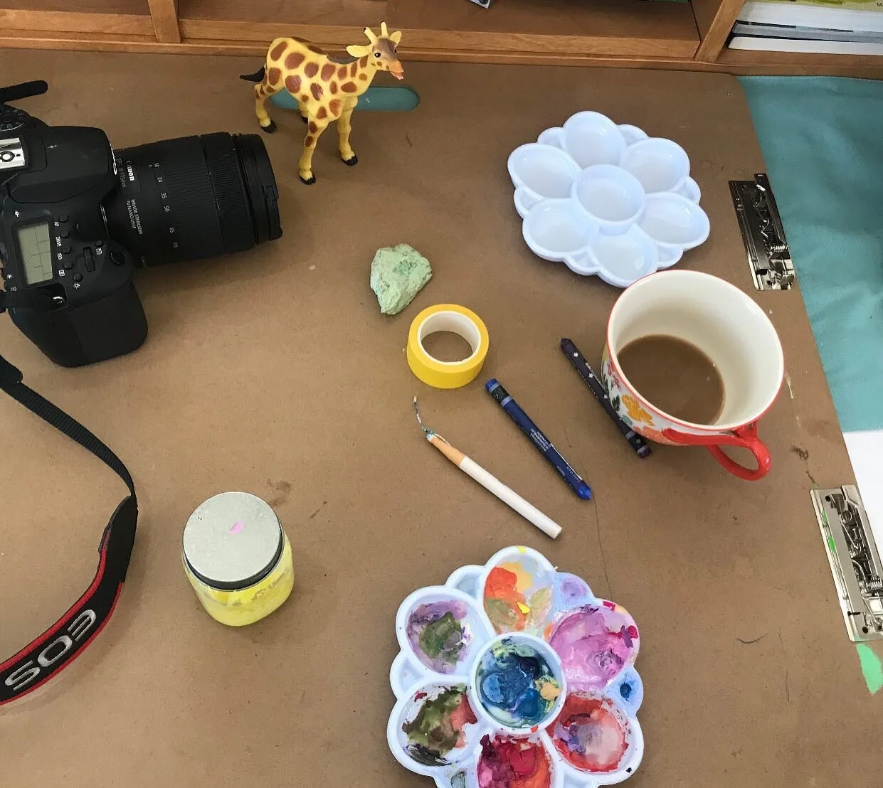 Outside the page frame.