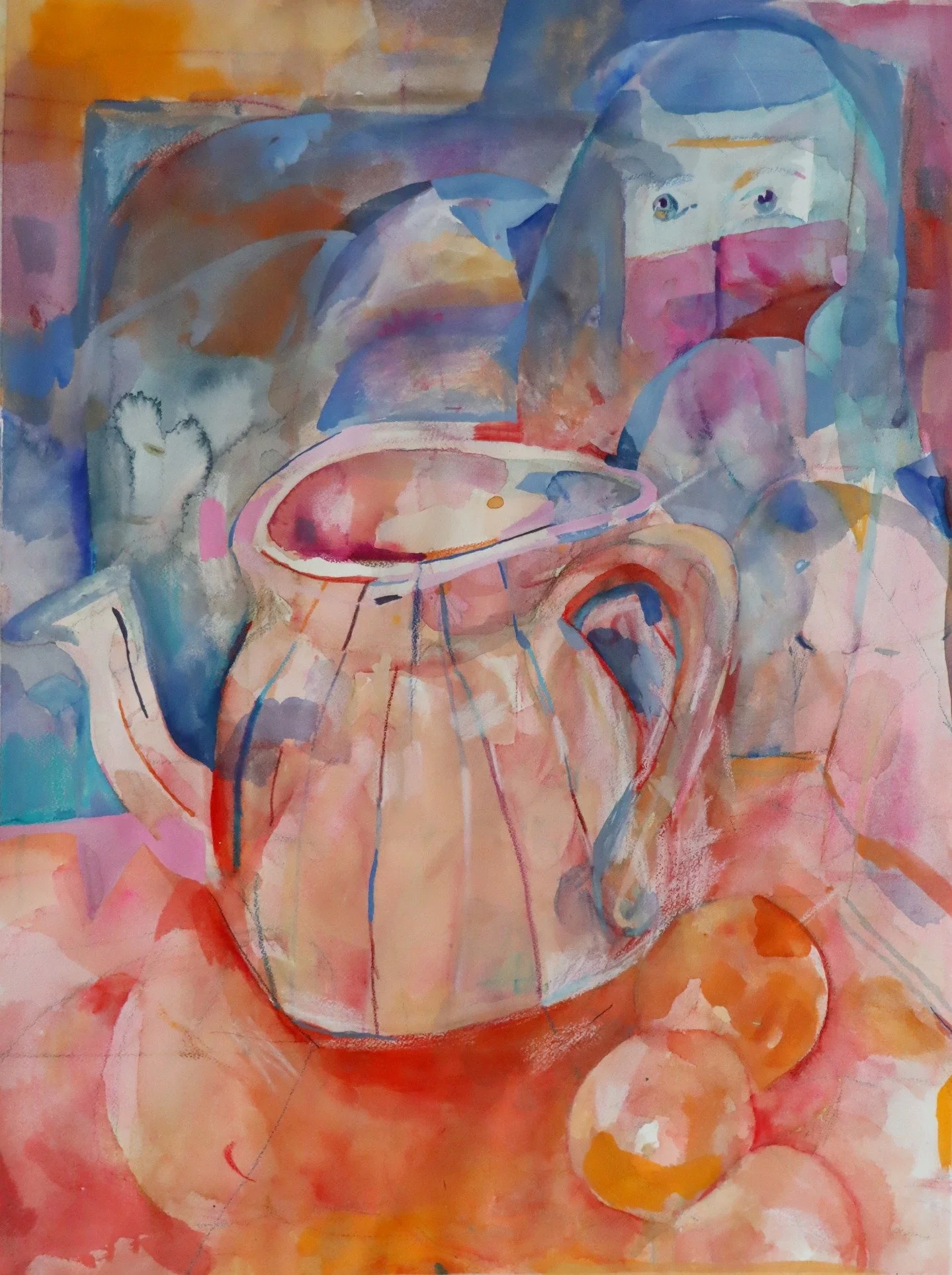 "One Thousand and One Nights,"
Watercolor and gouache on paper.
22 x 30 in.