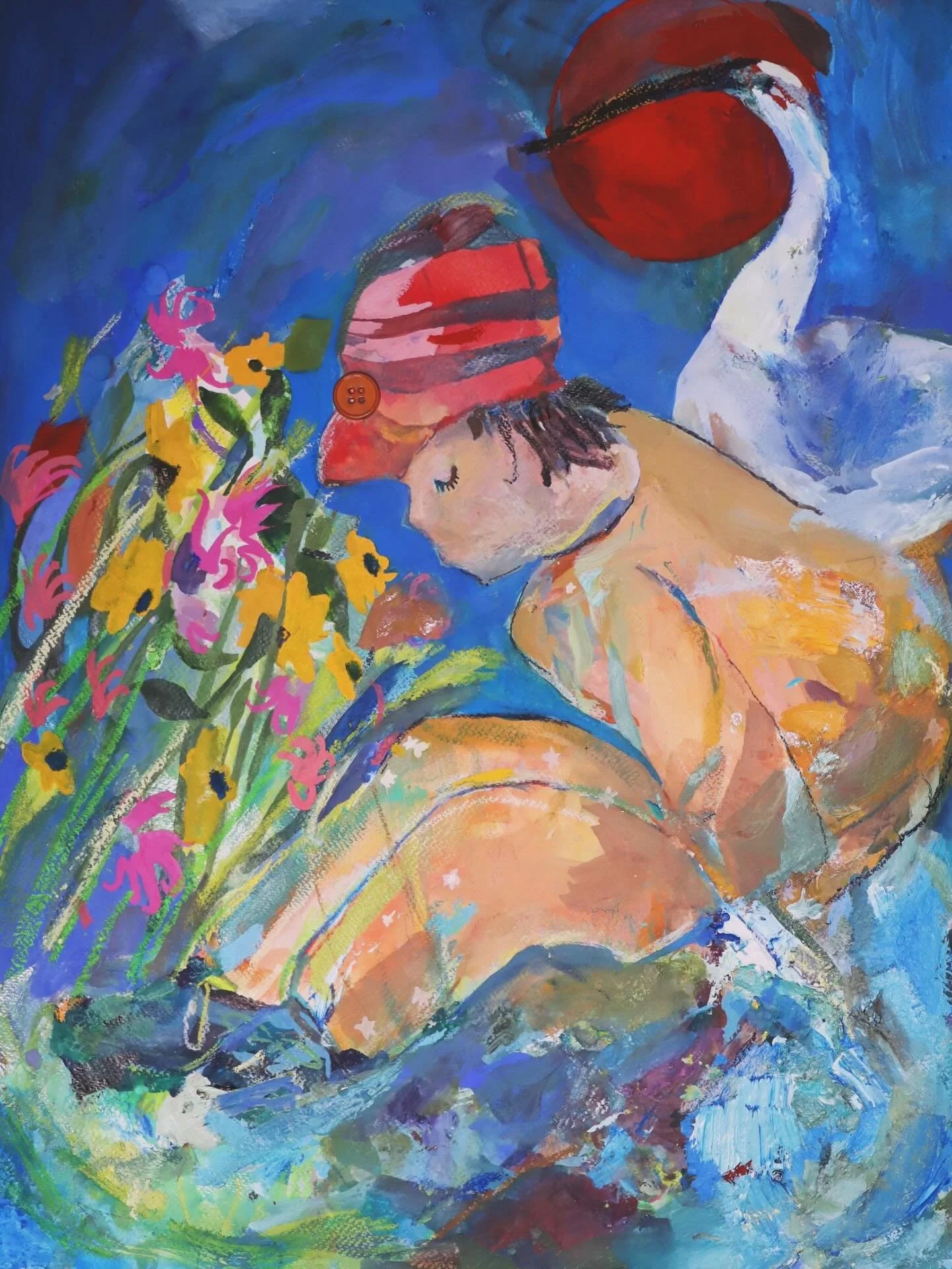 "Gavroche and Crane," 18x24."