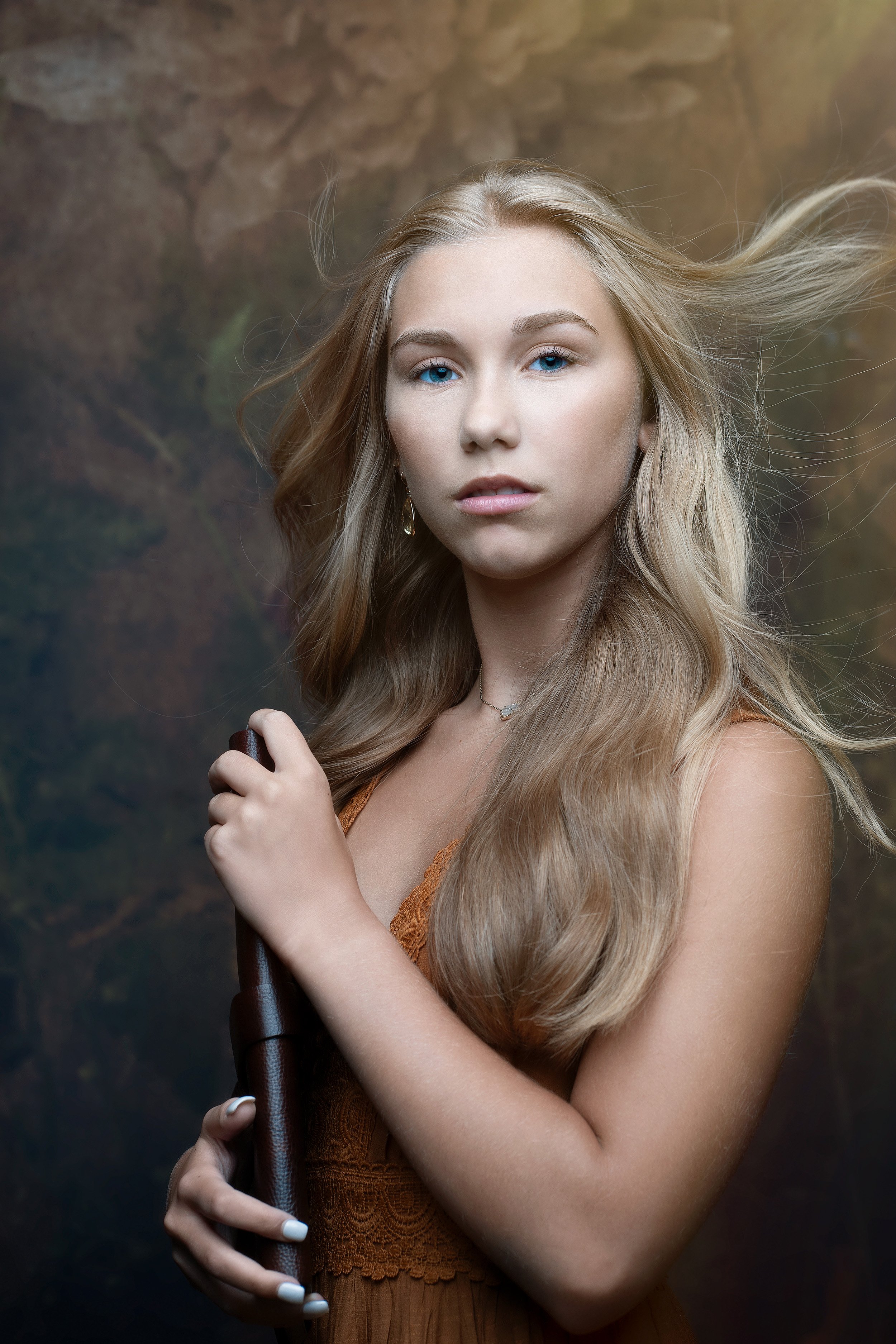 Styled fine art portrait