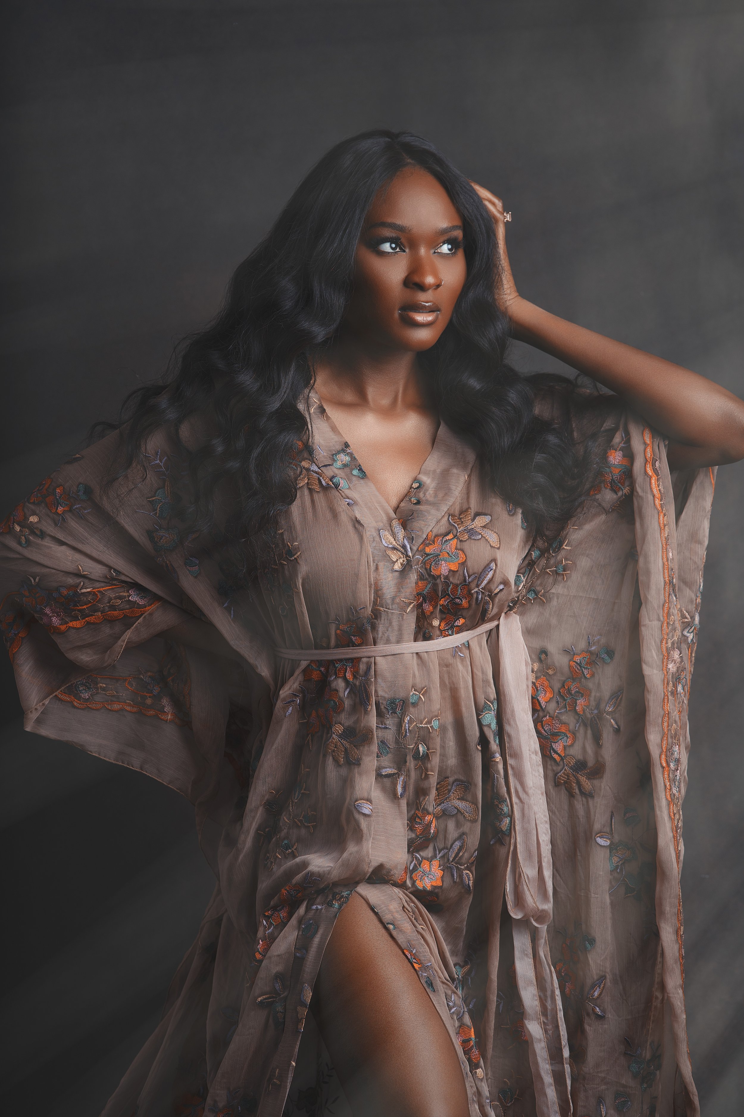 Styled fine art portrait