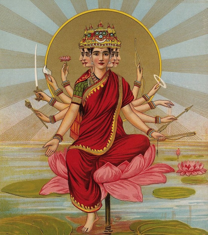 DAY FOR THE SUN &amp; MOON &mdash; today is the auspicious occasion of Gāyatrī Jayantī, a celebration of the goddess who is the personification of the Vedas, known as Vedamātā in Sanskrit, which means &ldquo;mother of the Vedas.&rdquo; Goddess Gāyatr