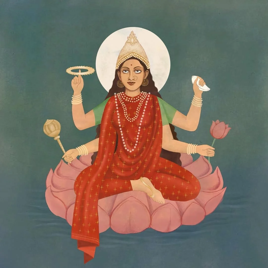 Today is the final day of Navarātri, celebration of the Goddess or Devī. On the ninth day, known as Navamī in Sanskrit, the Goddess Siddhidātrī सिद्धिदात्री is invoked. Her name means &ldquo;the one who bestows (dātrī) all accomplishments (siddhi).&r