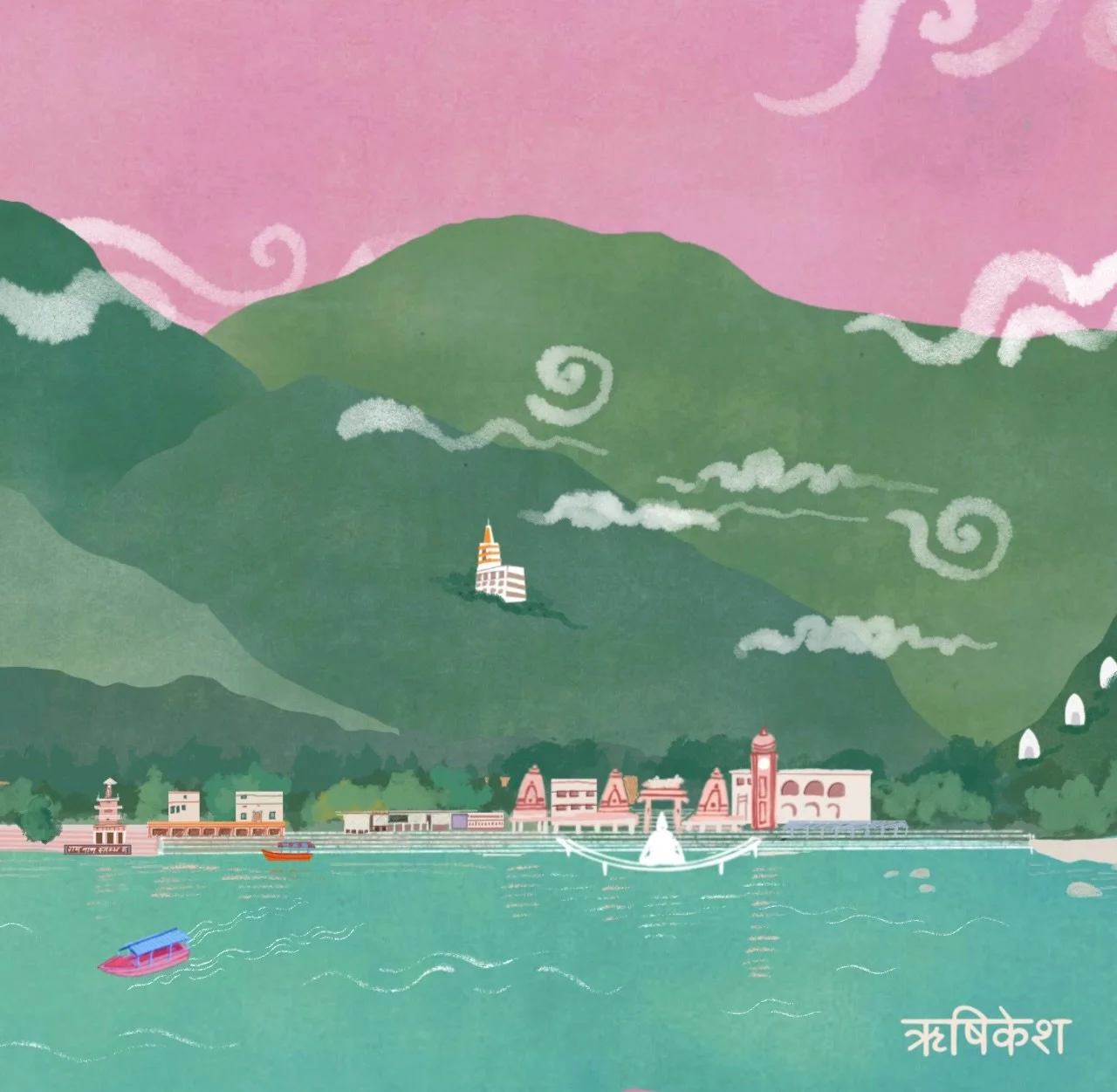 The Sanskrit word hṛṣīkeśa (हृषीकेश) means &ldquo;master of the senses,&rdquo; composed of the words hṛṣīka meaning &ldquo;related to the senses&rdquo; and īśa meaning &ldquo;master&rdquo; or &ldquo;lord.&rdquo; This term is another name for the deit