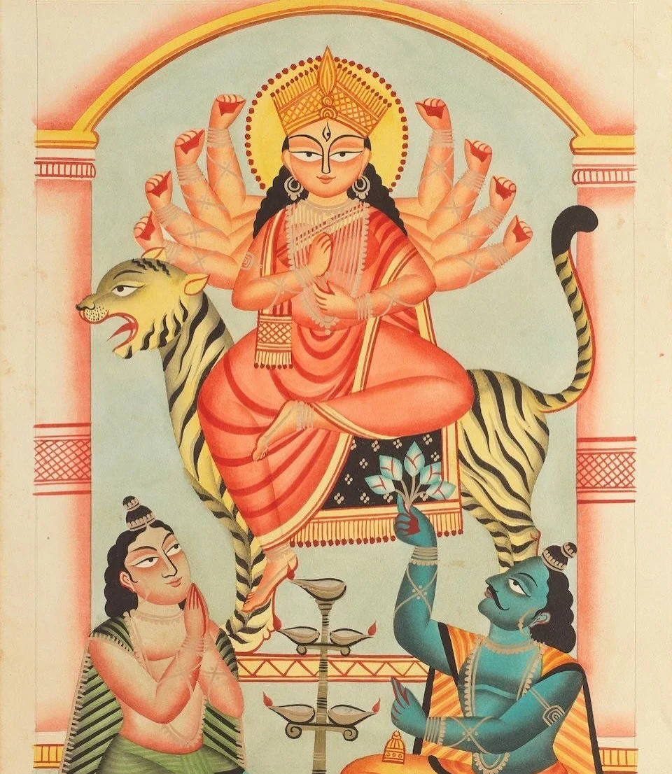 The yearly celebration of Navarātri will begin next Sunday, October 11th. Navarātri consists of nine nights dedicated to the manifestations of the Goddess or Devī in Sanskrit. We have provided a list below with the dates for this Navarātri (they diff