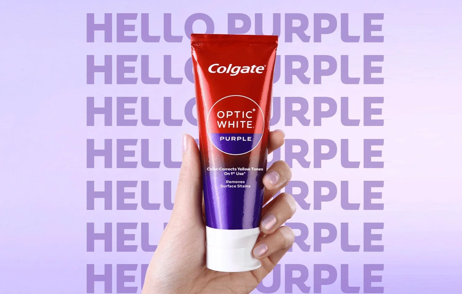 Colgate Optic White Purple