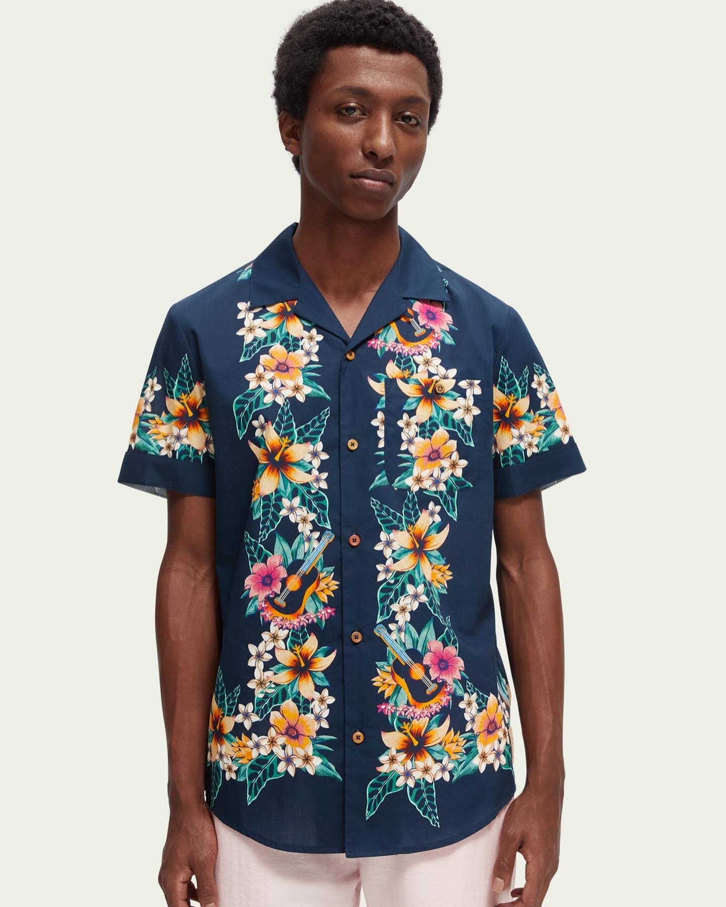 Scotch & Soda Hawaiian shirt, short sleeve — Ikon Shop