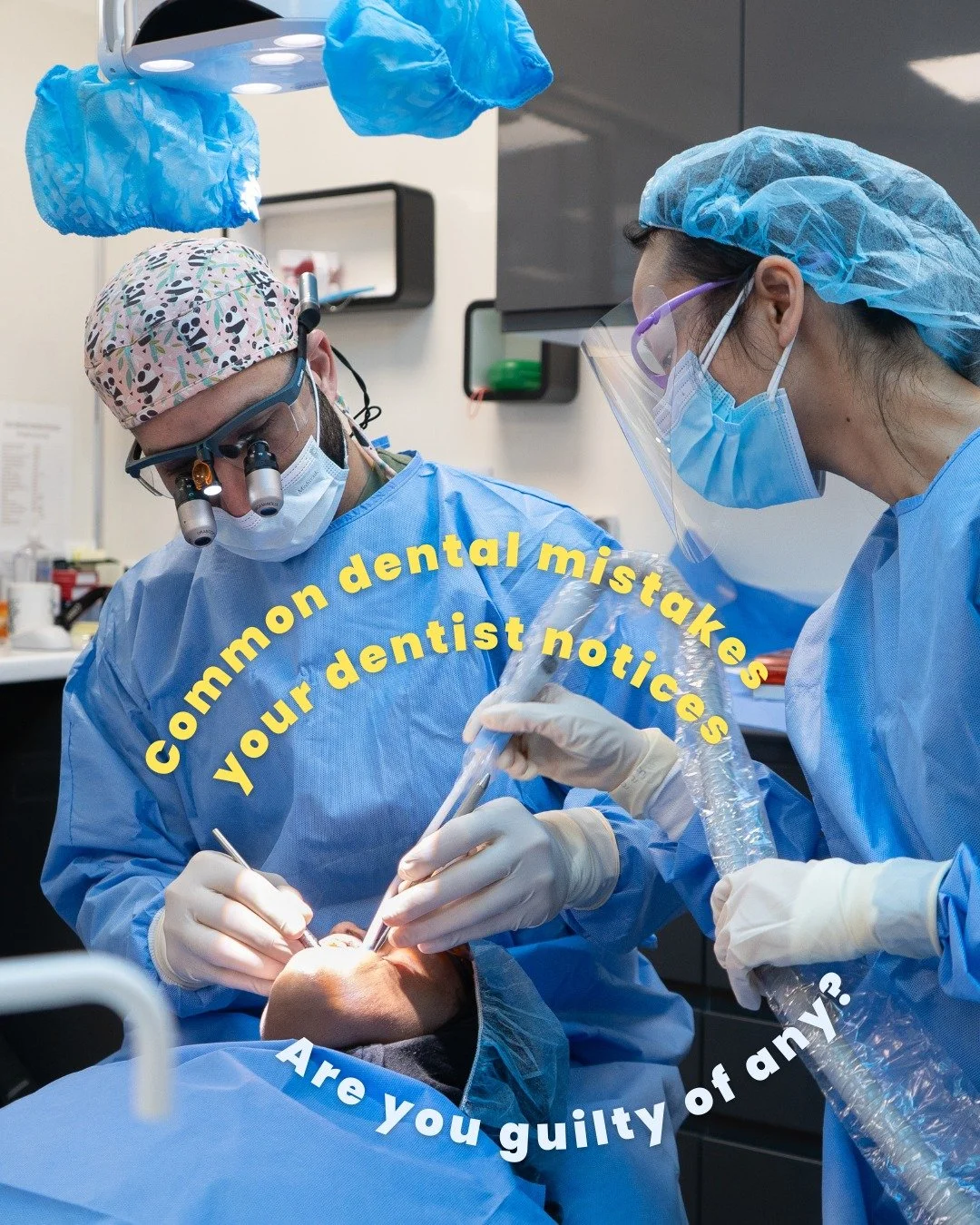 Some dental habits are incredibly common&hellip; but they can cause problems over time.

Here are a few things dentists notice all the time:

&bull; Brushing too hard
&bull; Forgetting to floss
&bull; Skipping regular check-ups
&bull; Using your teet